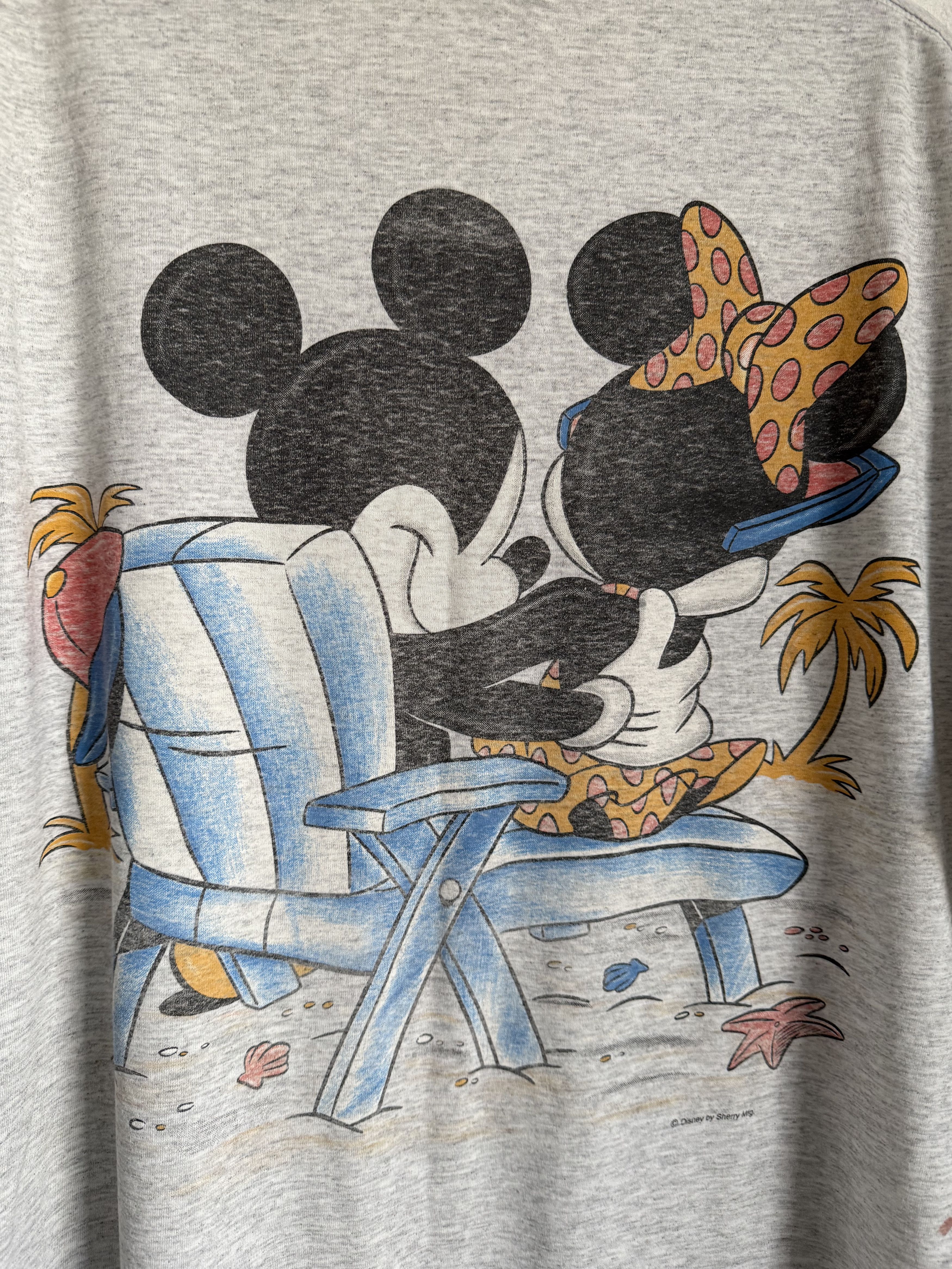 Cartoon Network × Mickey Mouse × Vintage Vintage 80s Mickey Mouse Florida cartoon t-shirt Size US XL / EU 56 / 4 - 12 Thumbnail