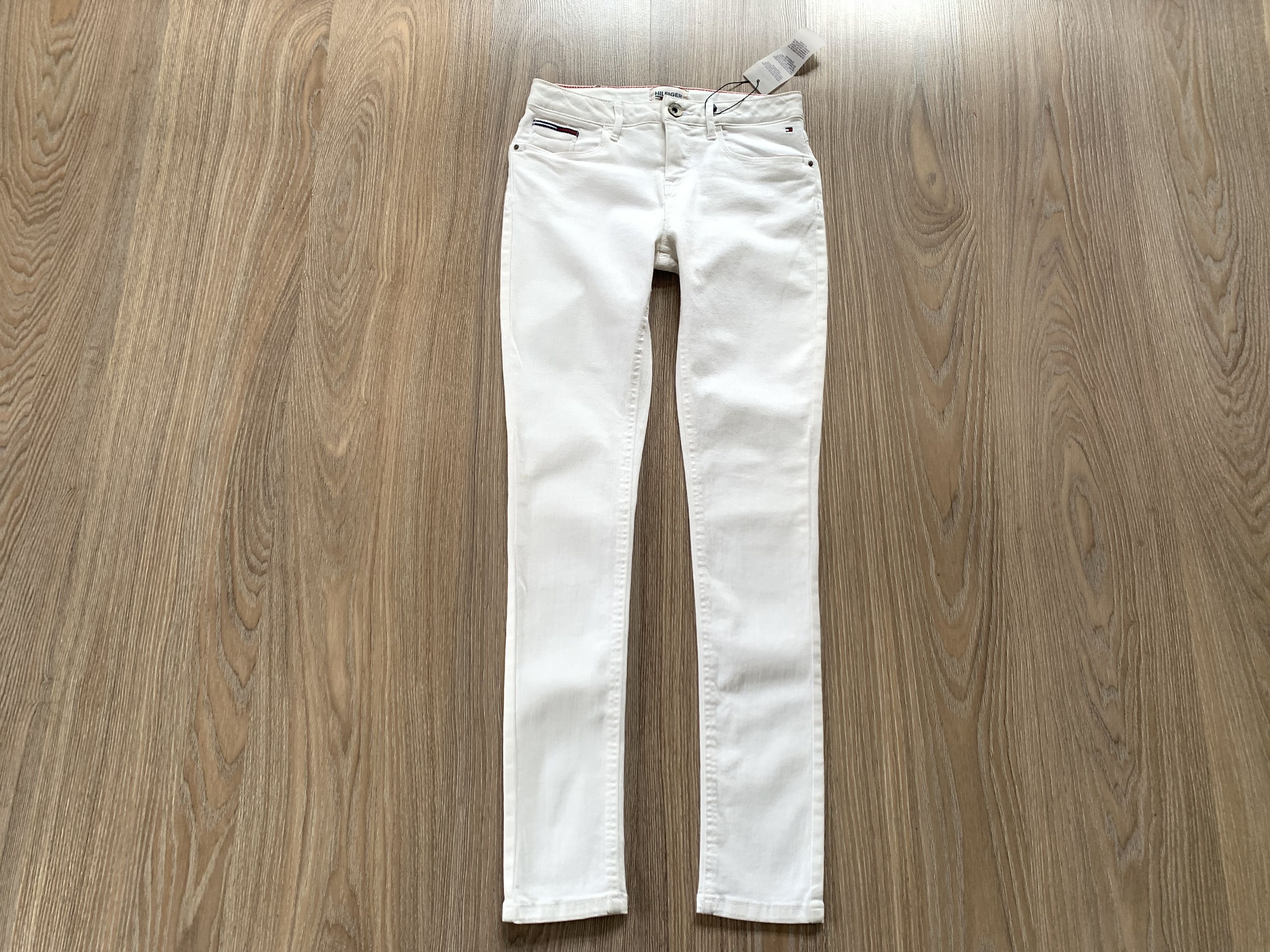 Tommy Hilfiger Youth Tommy Hilfiger White Skinny Jeans Size 24" / US 00 / IT 34 - 2 Thumbnail