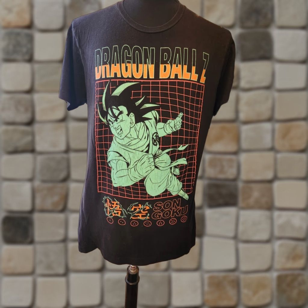 Vintage Dragon Ball Z T-Shirt Men Large Son Goku Black Short Sleeve Crew Neck Cotton"} Size US L / EU 52-54 / 3 - 1 Thumbnail