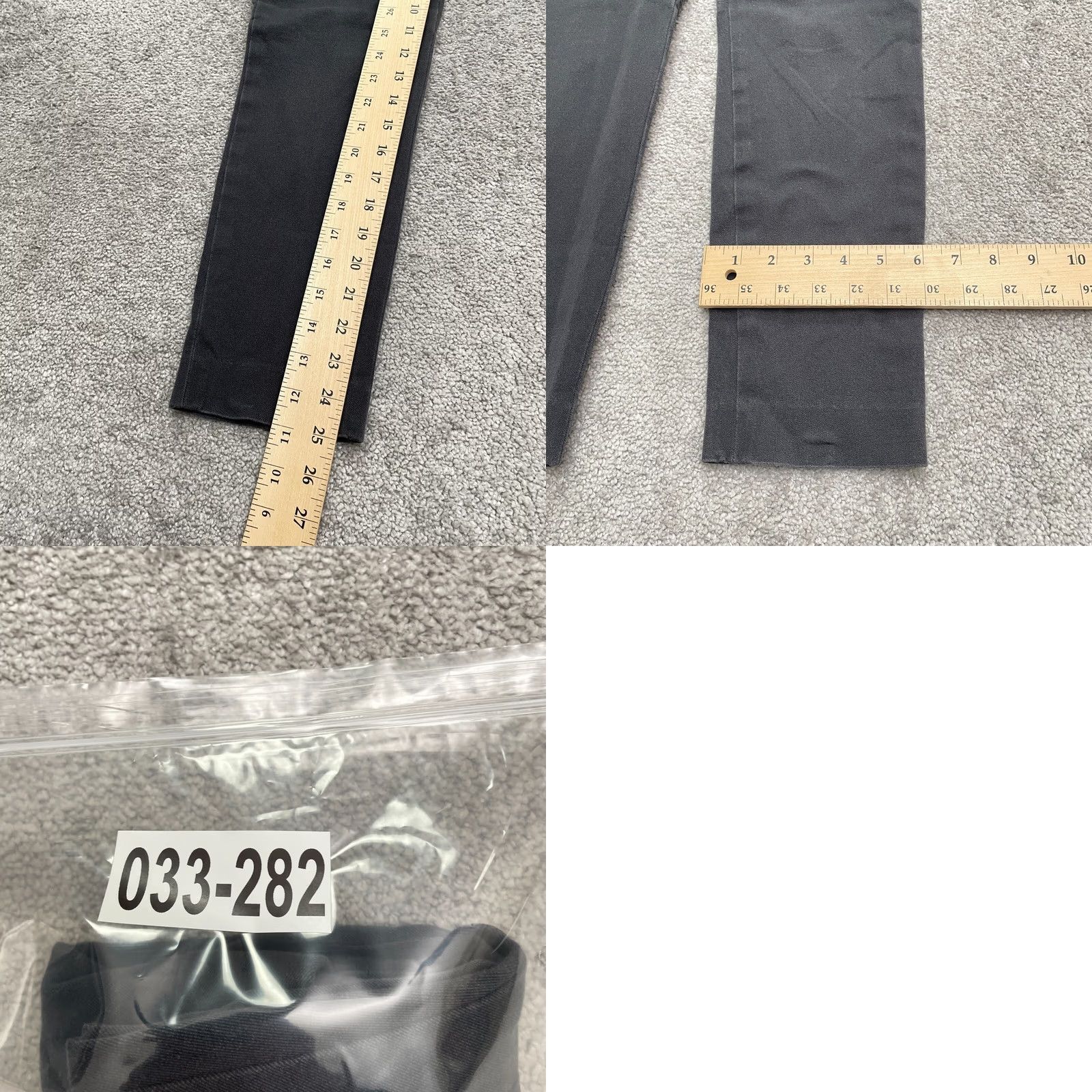 J.Crew J.Crew Minnie City Fit Twill Pants Womens 00 Dark Gray Crop 28x25 Chino Stretch Casual Formal Workwear Regular Size 25" / US 0 / IT 36 - 9 Thumbnail