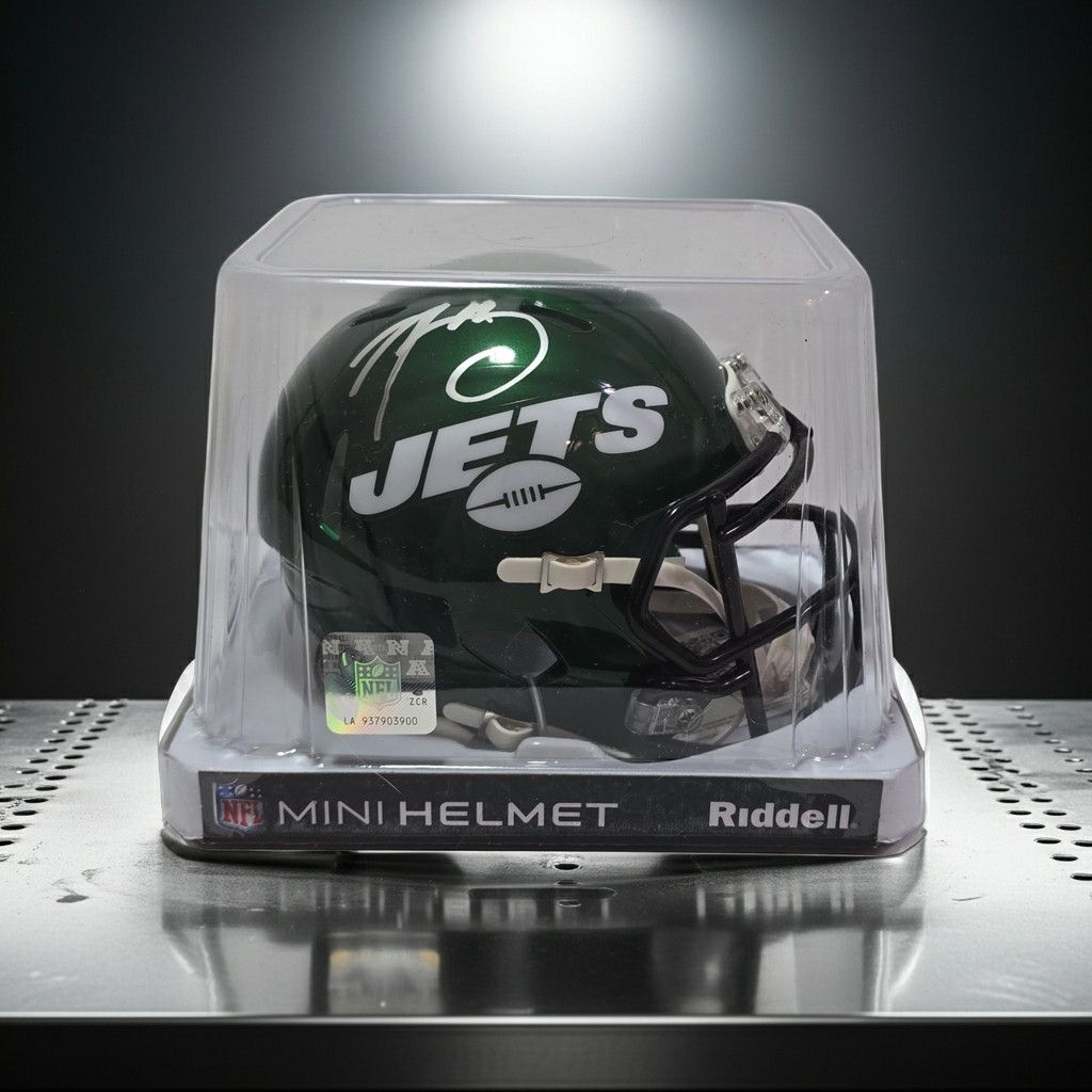 Other Aaron Rodgers NY Jets signed mini football helmet COA Size US XL / EU 56 / 4 - 1 Thumbnail