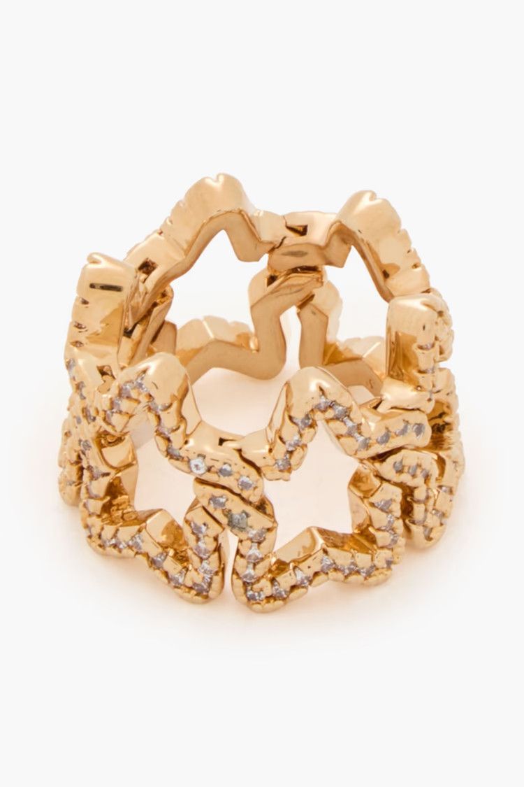 Zimmermann oc11z0226 Size: OS / Crystal Ring In Gold Size ONE SIZE - 1 Thumbnail