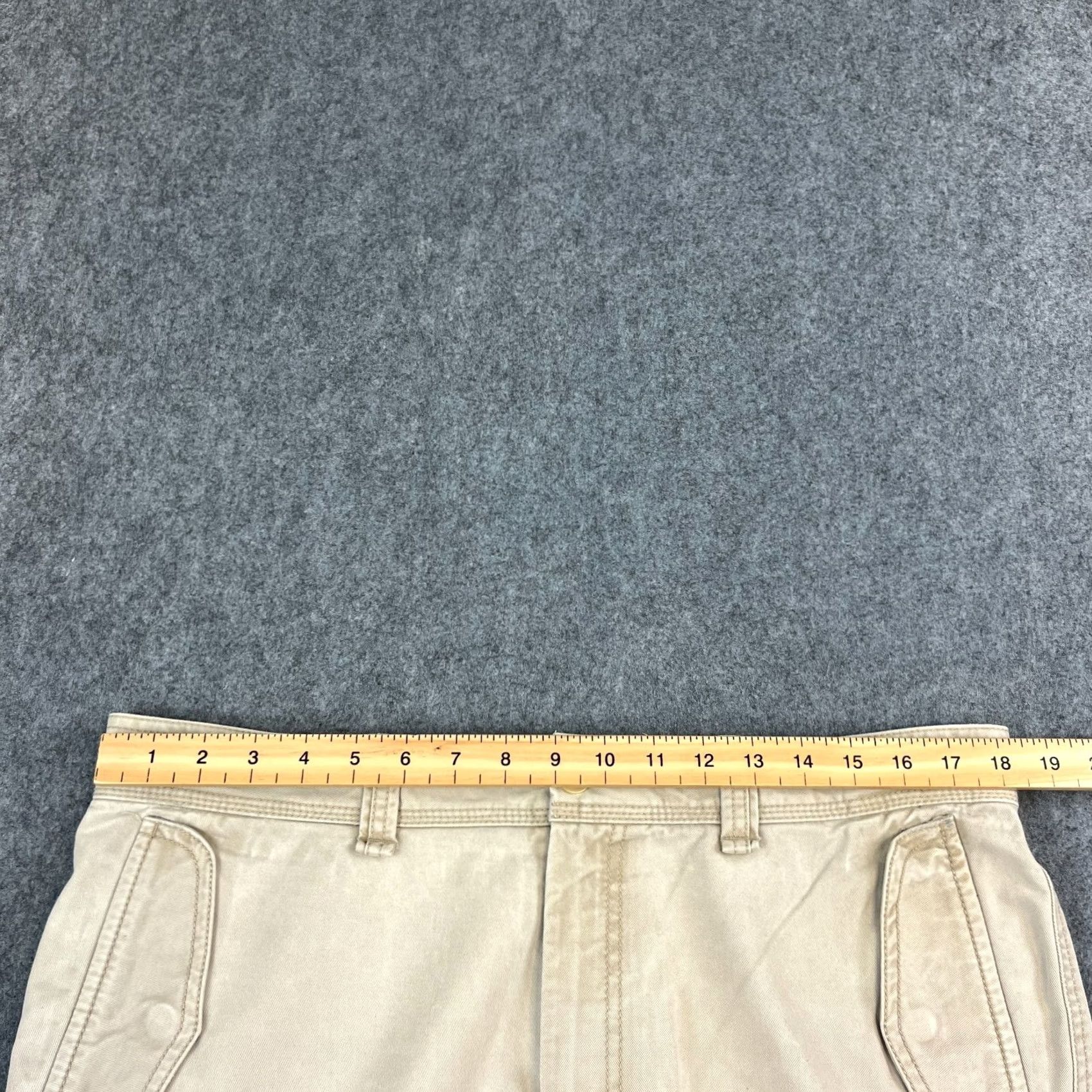 Tommy Hilfiger Tommy Hilfiger Mens Cargo Shorts W35 W36 Beige Combat Utility Japanese Style Shirt (Note: cannot add new info) Size US 35 - 6 Thumbnail