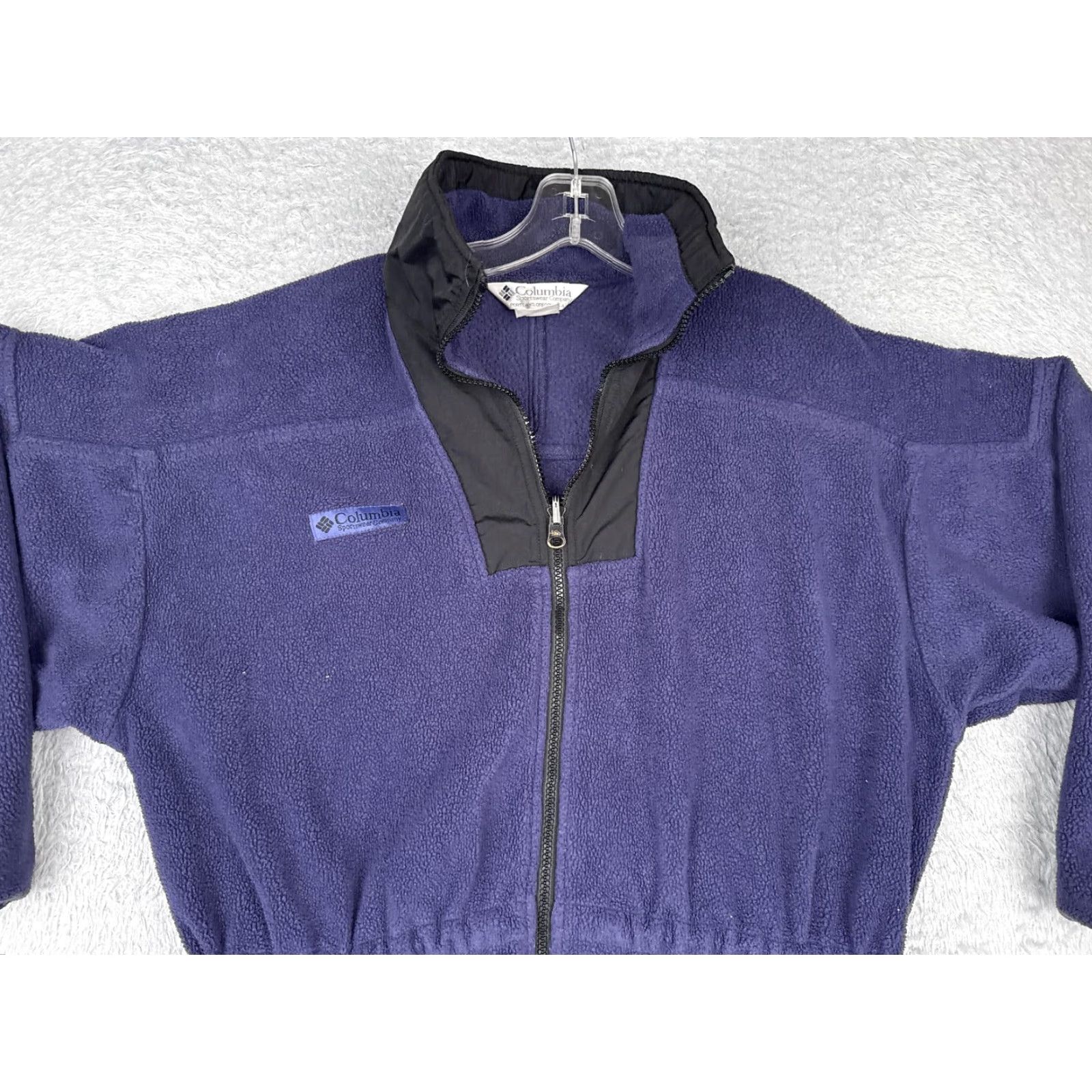 Vintage VINTAGE Columbia Jacket Womens Large Purple Full Zip Waist Cinch 90s Size L / US 10 / IT 46 - 6 Thumbnail