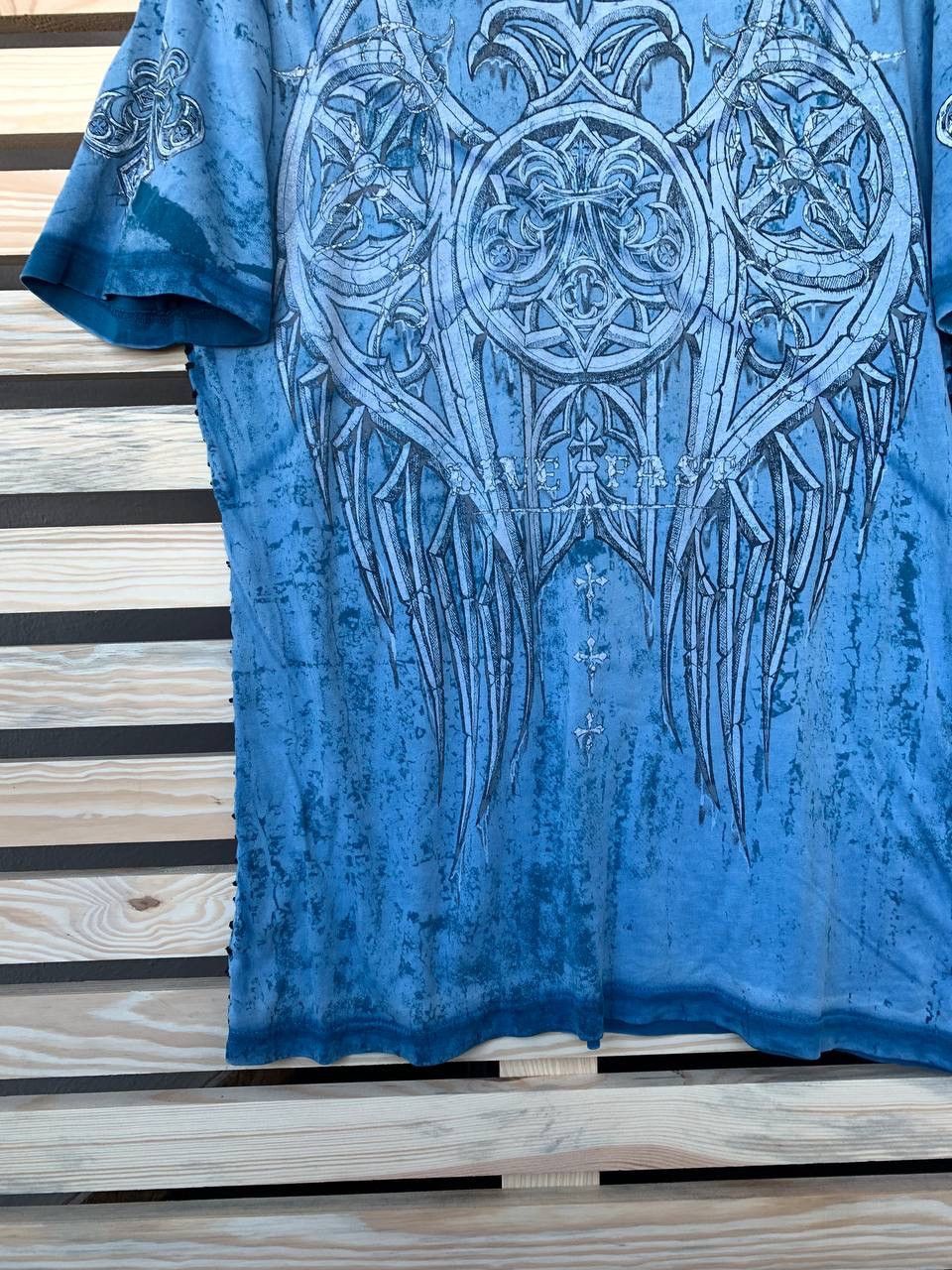 Affliction AFFLICTION CRAZY Y2K PRINTED 90s ERA T SHIRT Size US M / EU 48-50 / 2 - 12 Thumbnail