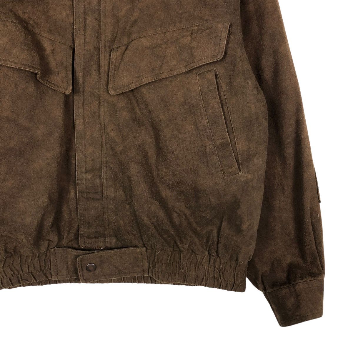 Japanese Brand 🔥VINTAGE BIKER SUEDE FLY JACKET CROSSBREED ISSEY MIYAKE Size US M / EU 48-50 / 2 - 7 Thumbnail