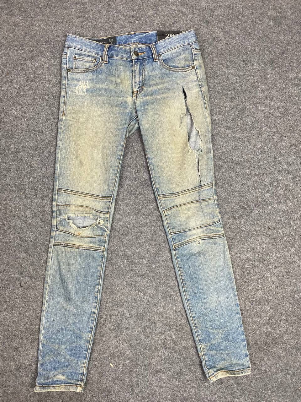 Armani armani exchange legging distressed denim Size 30" / US 8 / IT 44 - 1 Thumbnail