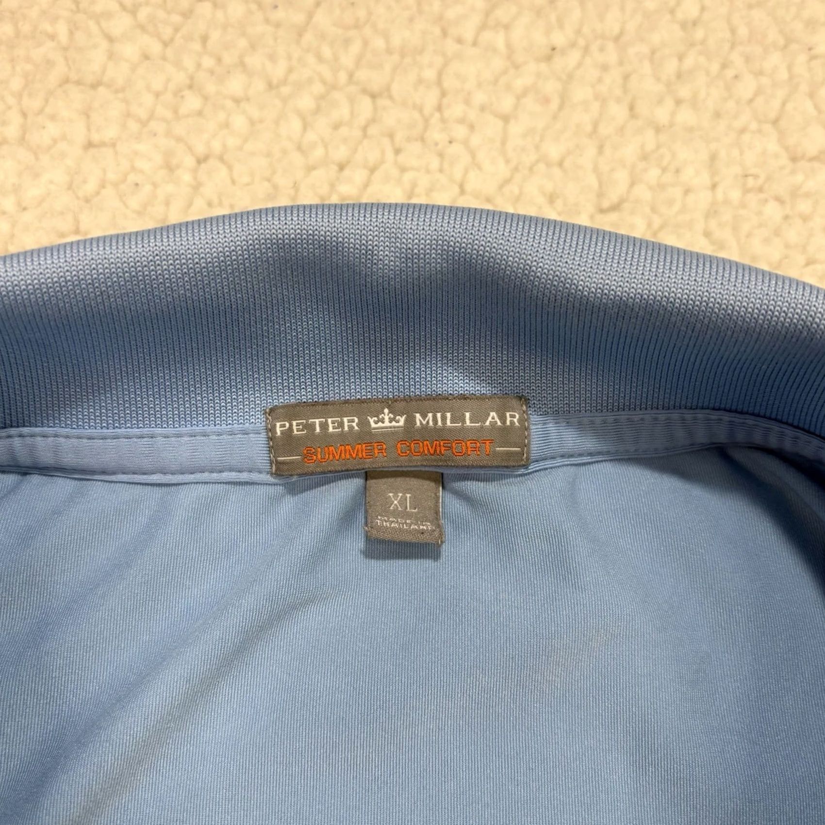 Peter Millar Peter Millar Summer Comfort Polo Mens XL Streamsong Golf Resort Blue Size US XL / EU 56 / 4 - 3 Thumbnail