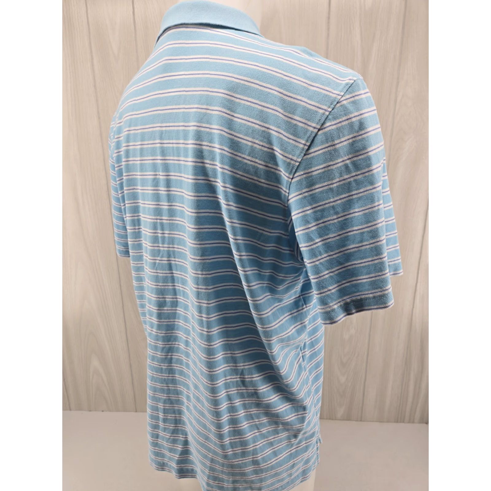 Vineyard Vines Vineyard Vines Polo Shirt Mens Size Large Blue White Striped Cotton Size US L / EU 52-54 / 3 - 7 Thumbnail