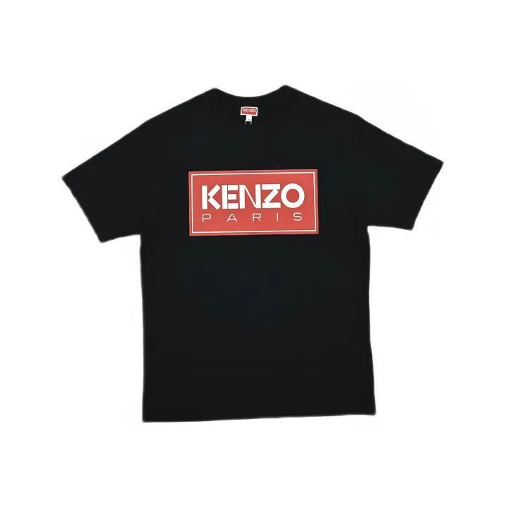 Kenzo Kenzo Black Logo Print Short Sleeve T-Shirt -2507 Size US M / EU 48-50 / 2 - 2 Thumbnail