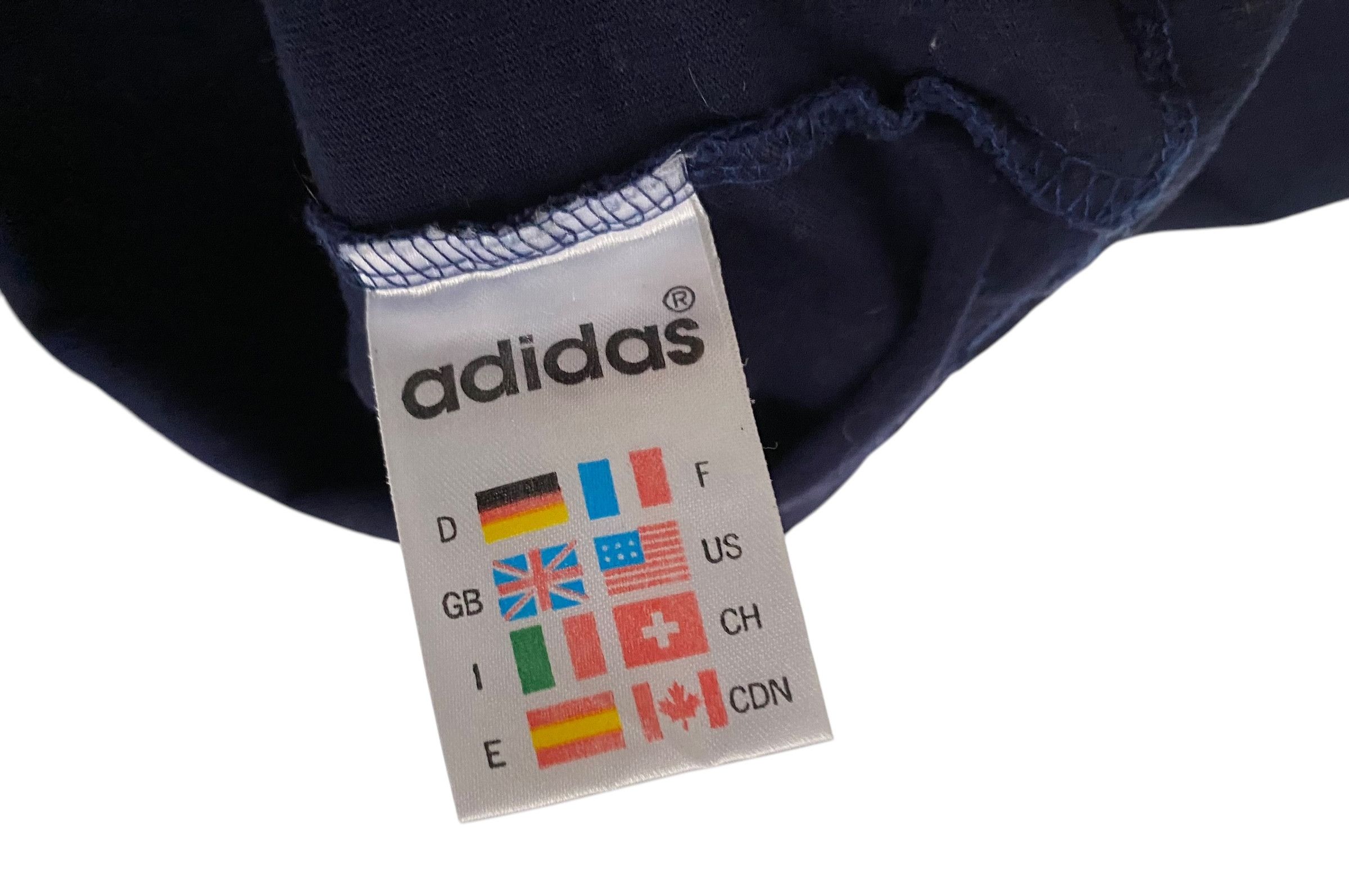 Adidas × Vintage 90s' Adidas embroiered spellout t-shirt Size US XL / EU 56 / 4 - 5 Thumbnail