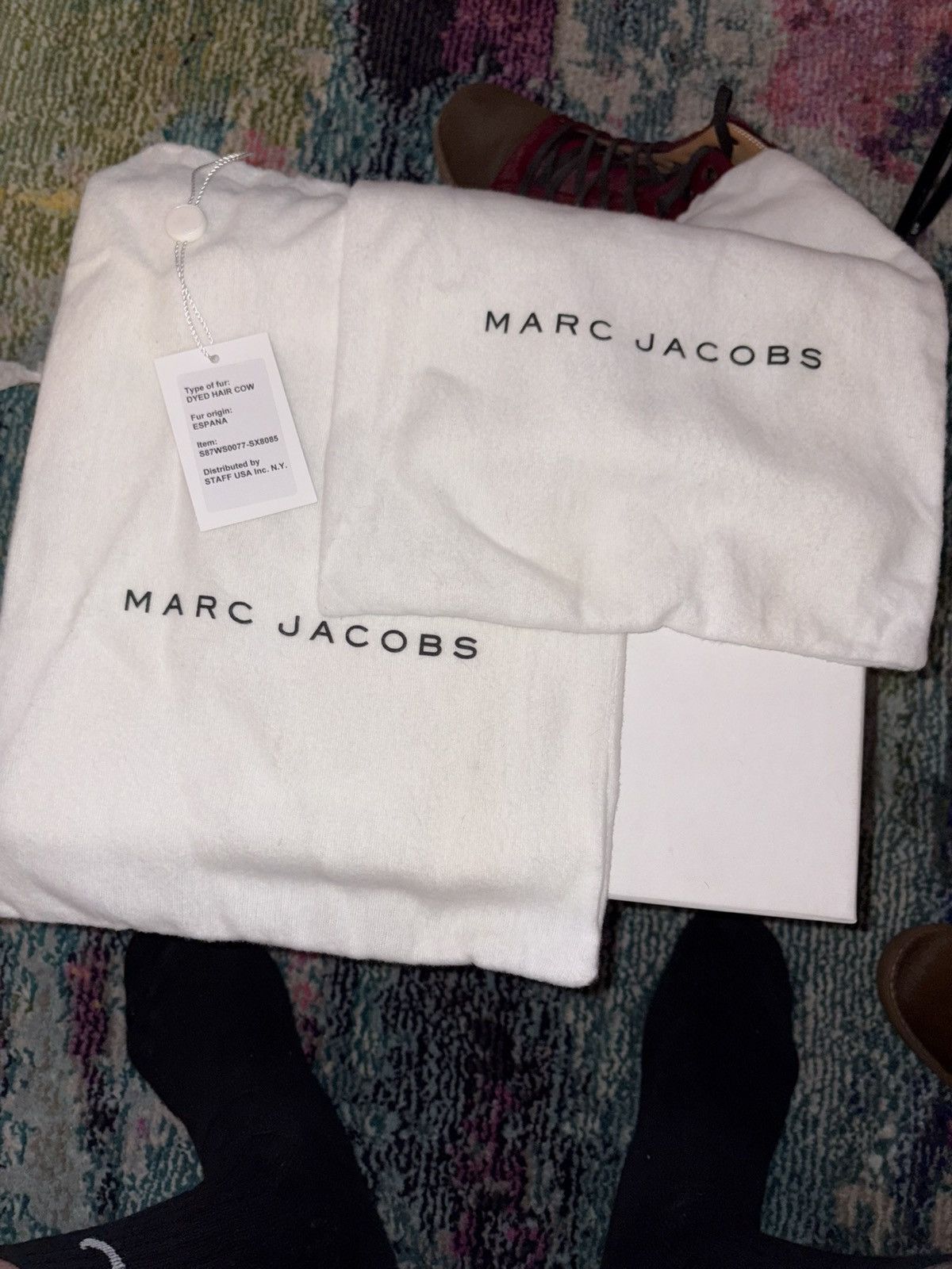 Marc Jacobs Super Rare - Marc Jacob’s High Top Dyed Cow Hair Sneakers Size US 13 / EU 46 - 9 Thumbnail