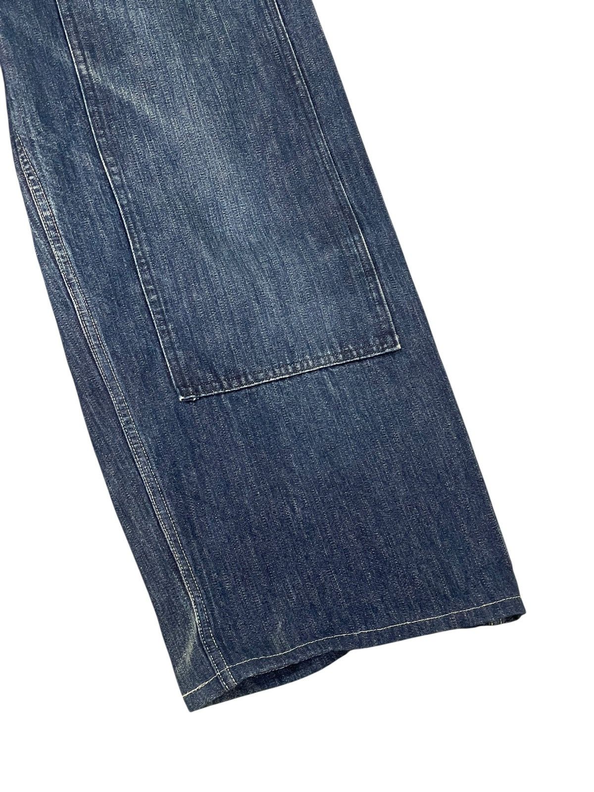 Evisu Rare Vtg 90s Evisu Overalls Denim Workwear 2🟦5 Size US 35 - 4 Thumbnail