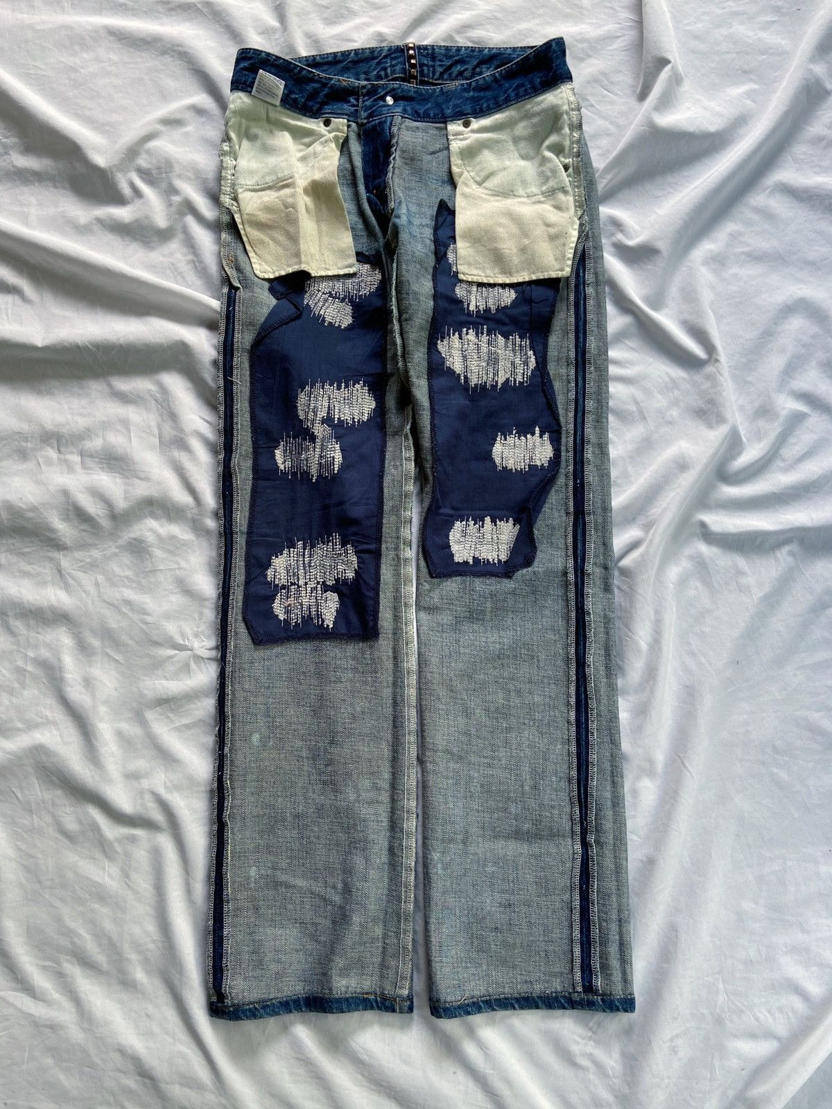 Cook Jeans COOK JEANS DISTRESSED PUNK DENIM PANTS Size US 31 - 19 Thumbnail