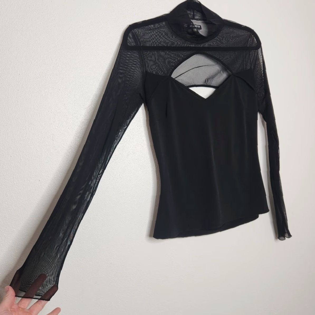 Vintage VINTAGE Benedetti XL Black Blouse Women Size XL / US 12-14 / IT 48-50 - 2 Thumbnail