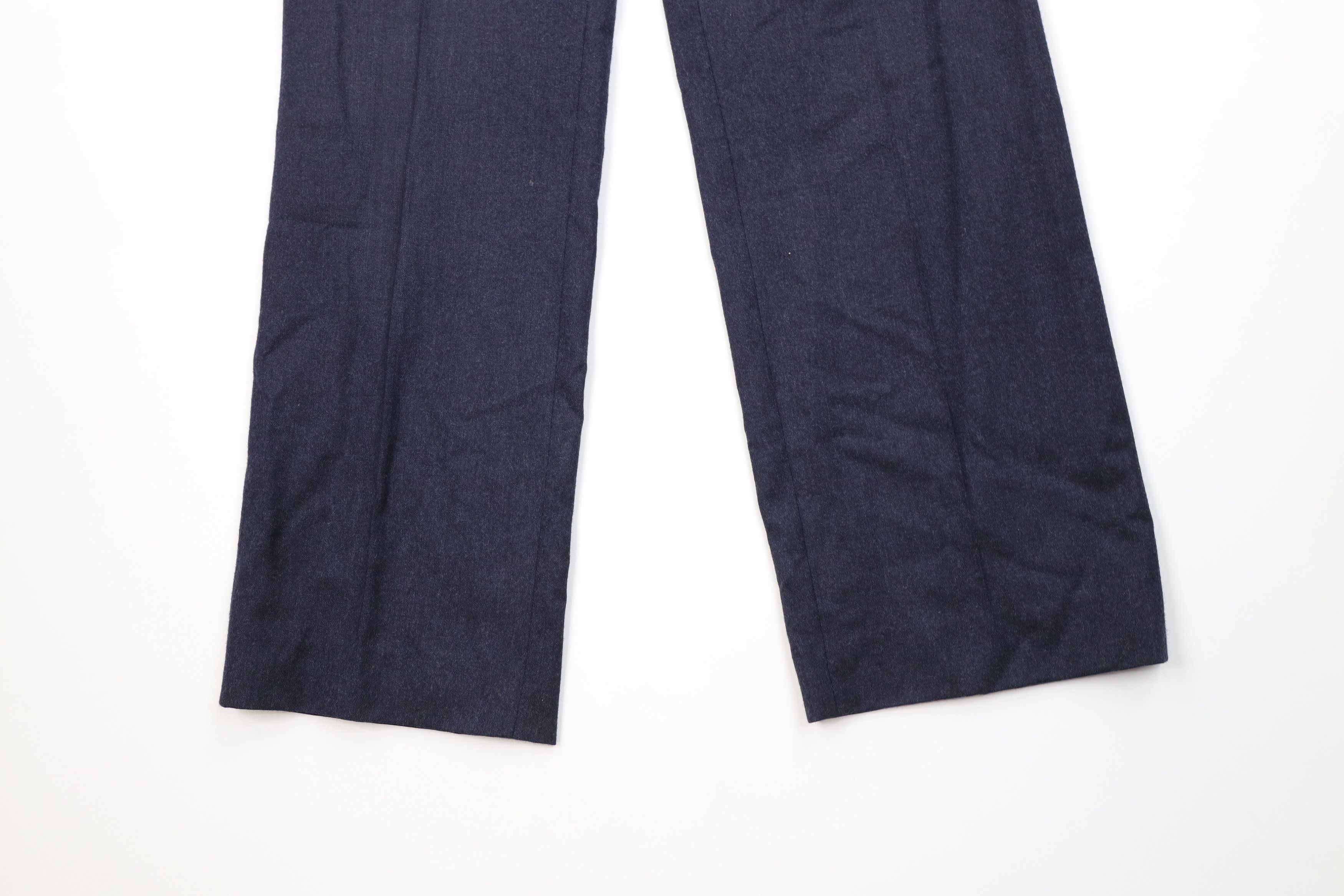 Vintage Vintage 90s Streetwear Wide Leg Chino Pants Navy Blue USA Size US 32 / EU 48 - 4 Thumbnail