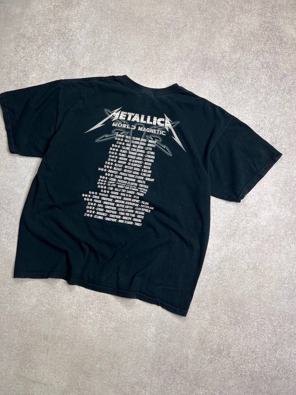 Band Tees VINTAGE METALLICA MAGNETIC WORLD TOUR PROMO T-SHIRT XL Size US L / EU 52-54 / 3 - 4 Thumbnail