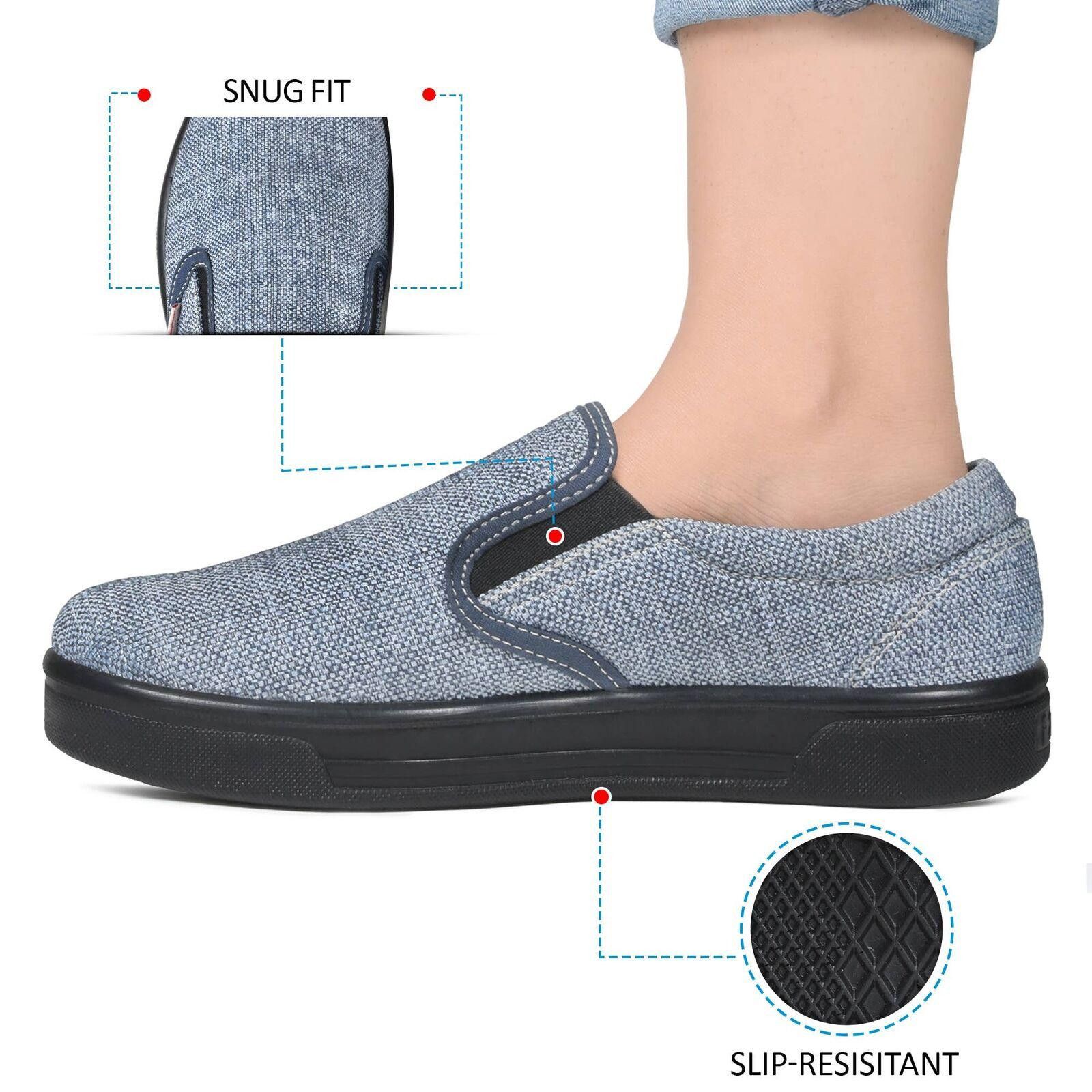 Designer Aerosoft - Orbew Slip On Women Shoes,Blue Sz 9&10, Gray Sz 8 Size US 10 / IT 40 - 3 Thumbnail