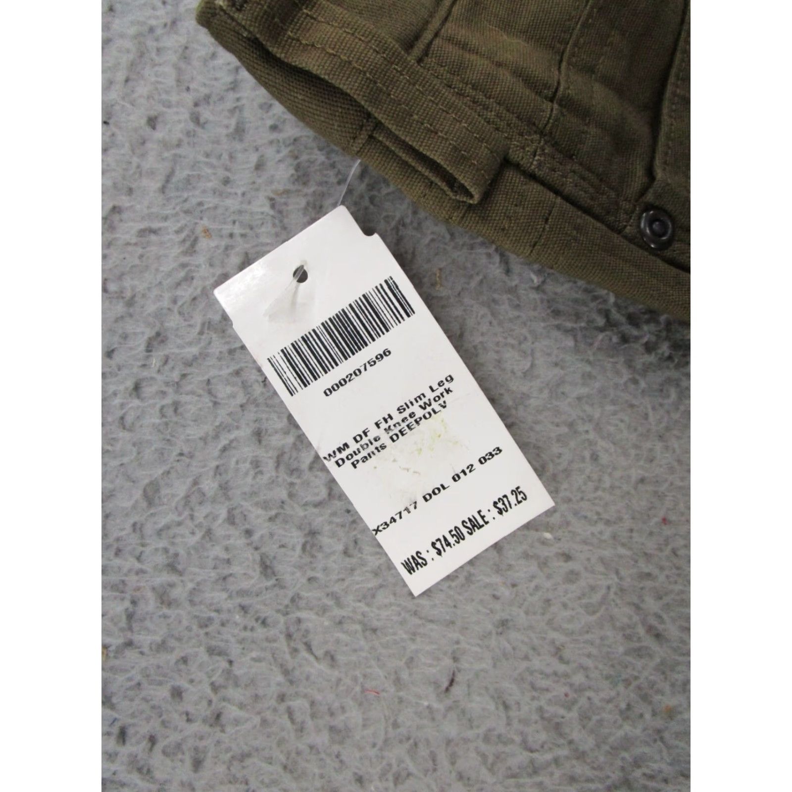 Doublet Duluth Trading Women's Size 12x33 Canvas Double Knee Work Pants Slim Leg NEW Size 34" / US 12 / IT 48 - 4 Thumbnail