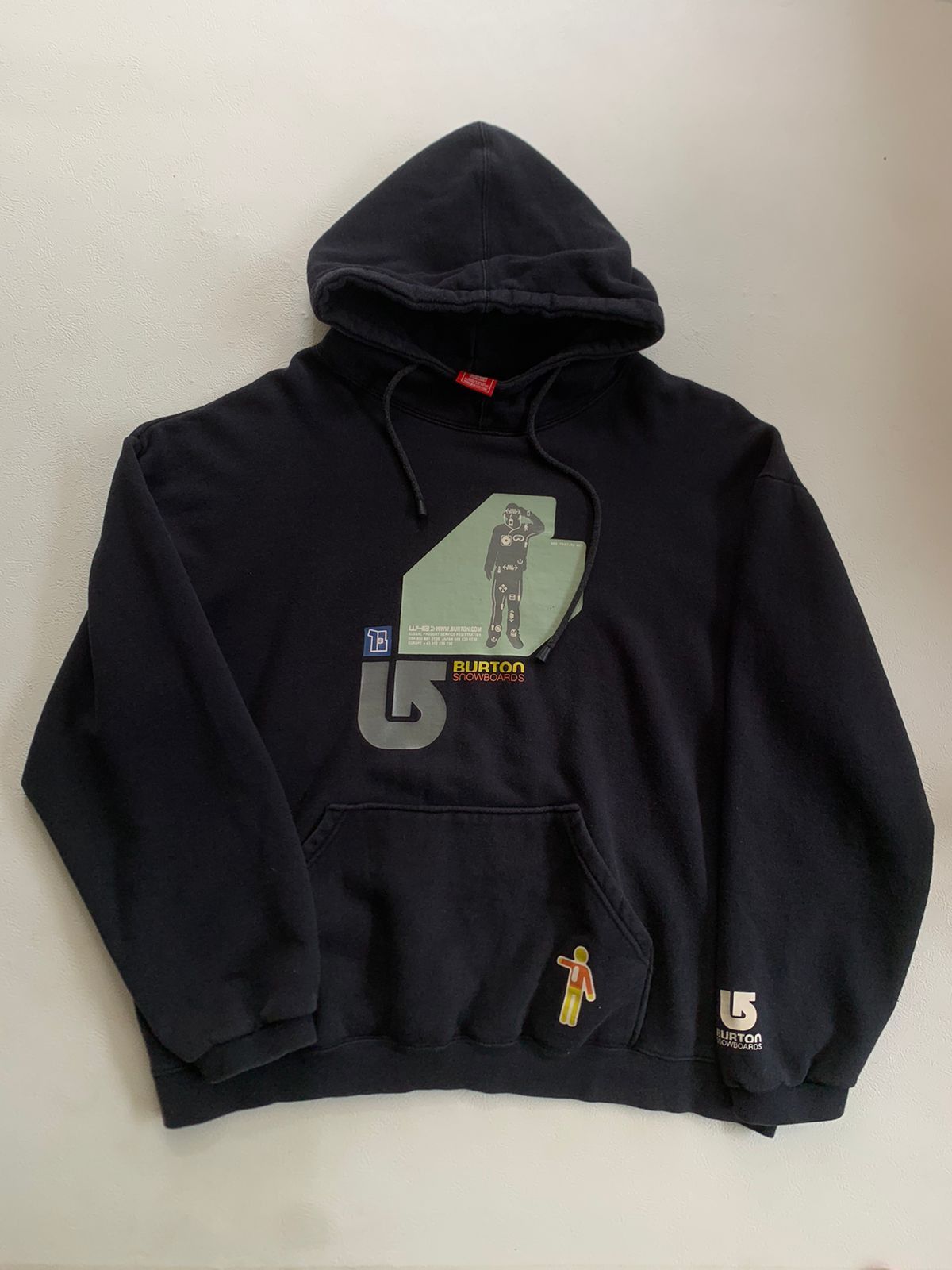 Burton Vintage Burton Snowboard Hoodie Size US XL / EU 56 / 4 - 3 Thumbnail