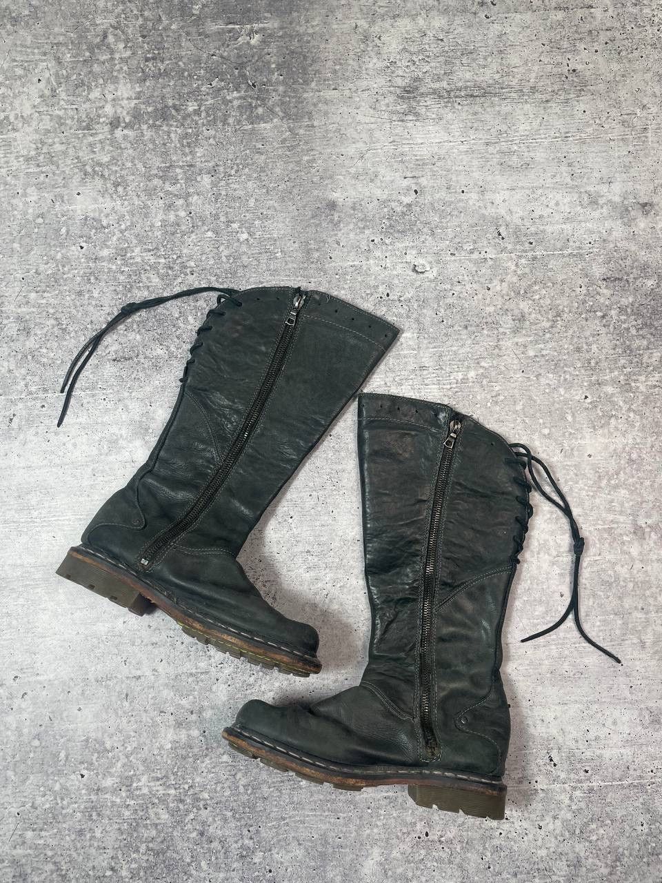 Dr. Martens RARE Vintage Dr Martens Knee High Leather Boots Y2K Size US 9 / EU 42 - 4 Thumbnail
