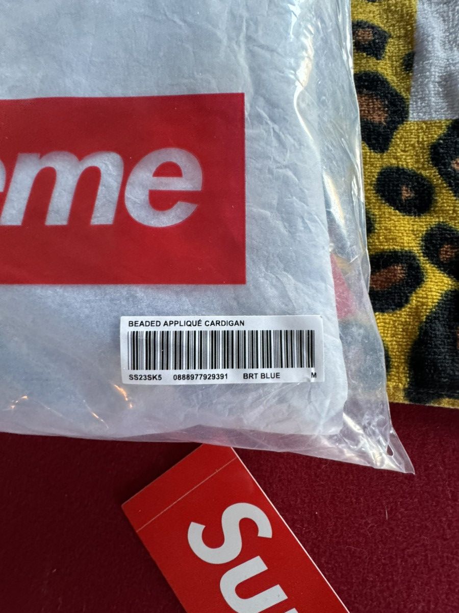 Supreme Supreme Beaded Appliqué Cardigan | Grailed Supreme Supreme Beaded Appliqué Cardigan | Grailed