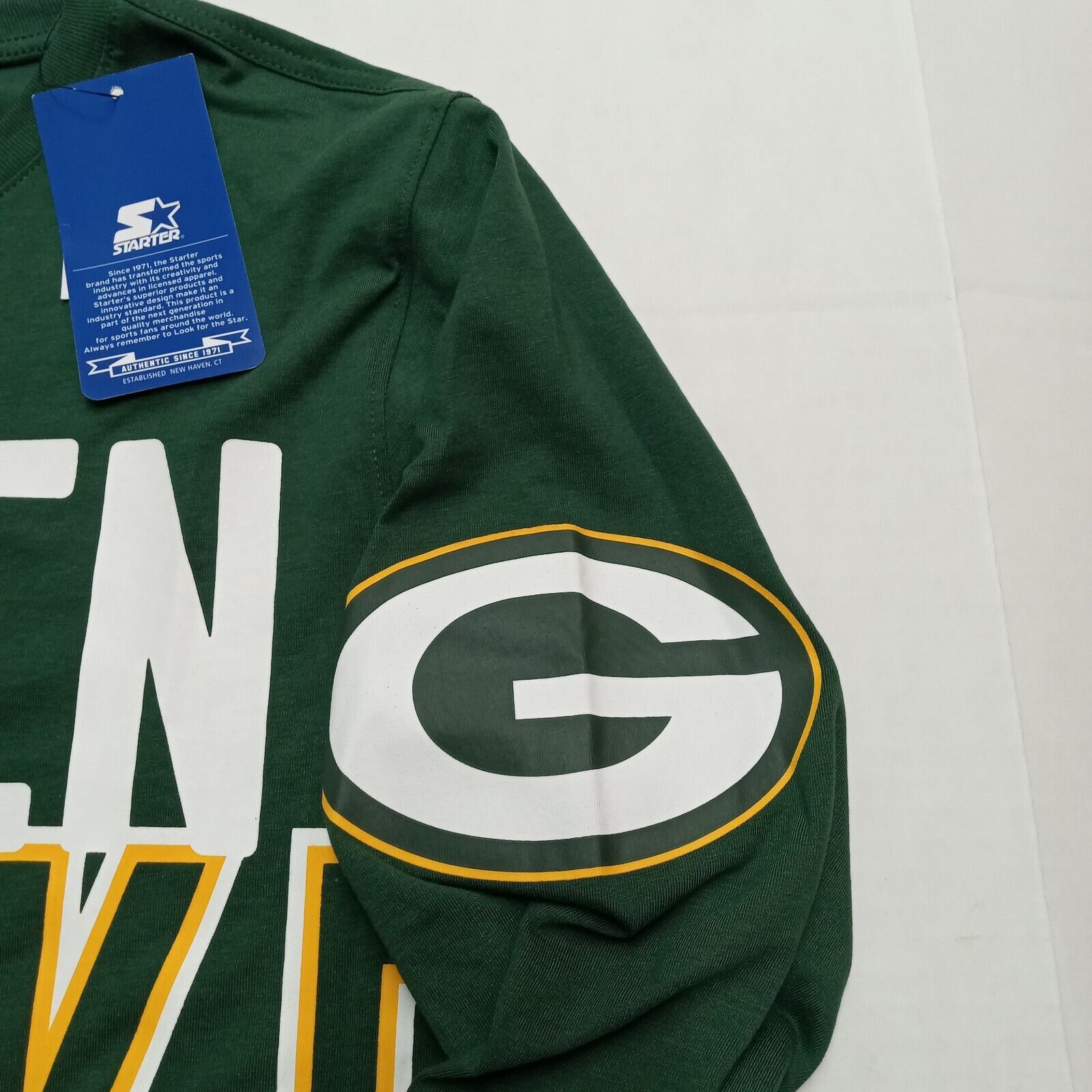 Starter STARTER Green Bay Packers Graphic T-Shirt Men's S Green Tee Size US S / EU 44-46 / 1 - 3 Thumbnail