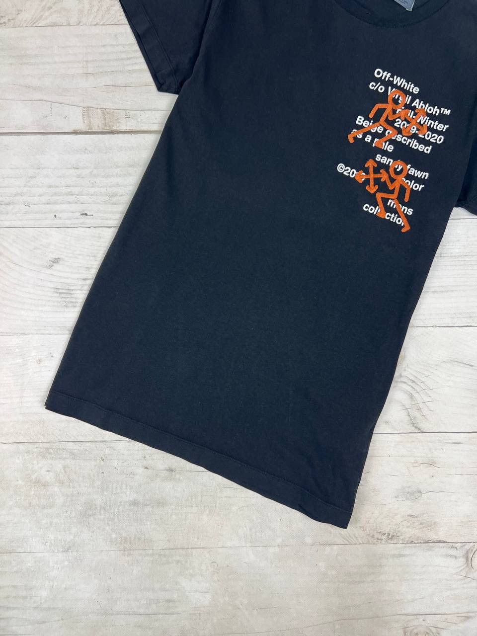 Off-White Off-White 2019 Pictogram Stickman Tee Size US XS / EU 42 / 0 - 4 Thumbnail