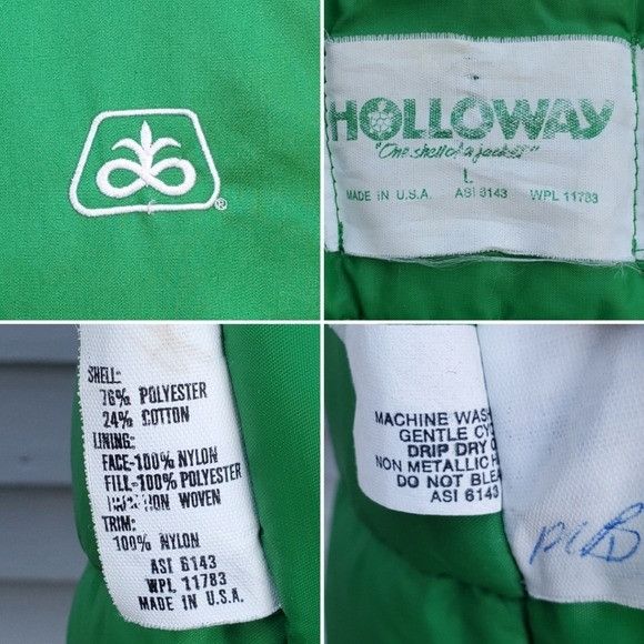 Vintage Vintage 90s y2k Green Pioneer Seed Logo Polysatin Puffer Bom Size US L / EU 52-54 / 3 - 4 Thumbnail