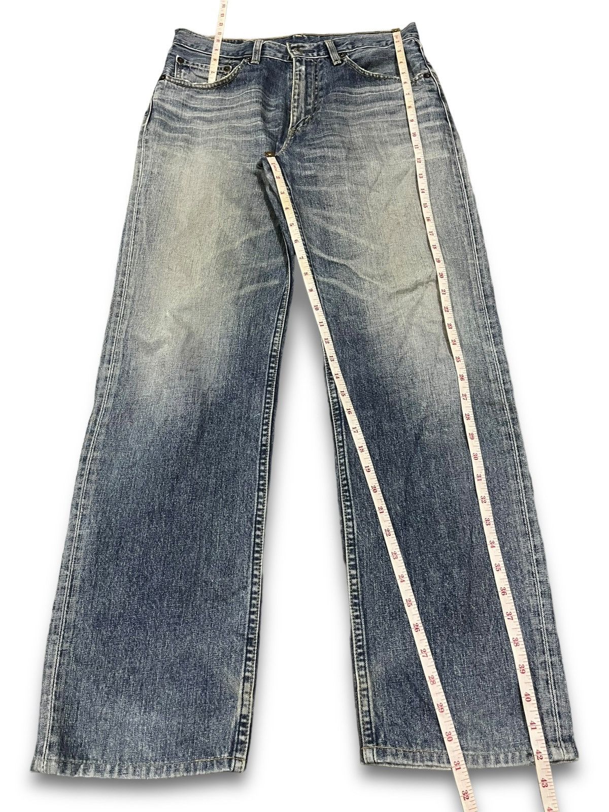 Levi's Vintage 90s Levis 502 Light Wash Distressed Baggy Jeans Size US 32 / EU 48 - 11 Thumbnail