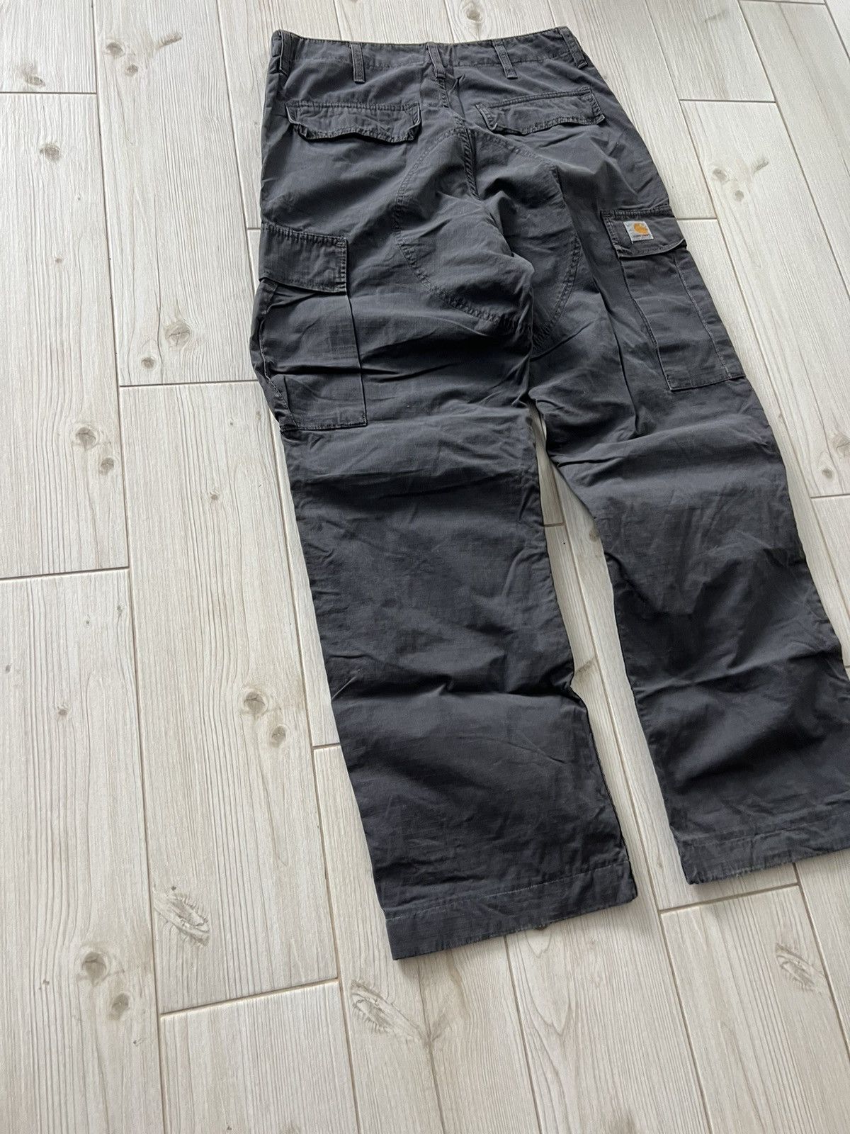 Carhartt Carhartt WIP Pants Baggy Grey Cargo 30/34 Size US 34 / EU 50 - 3 Thumbnail