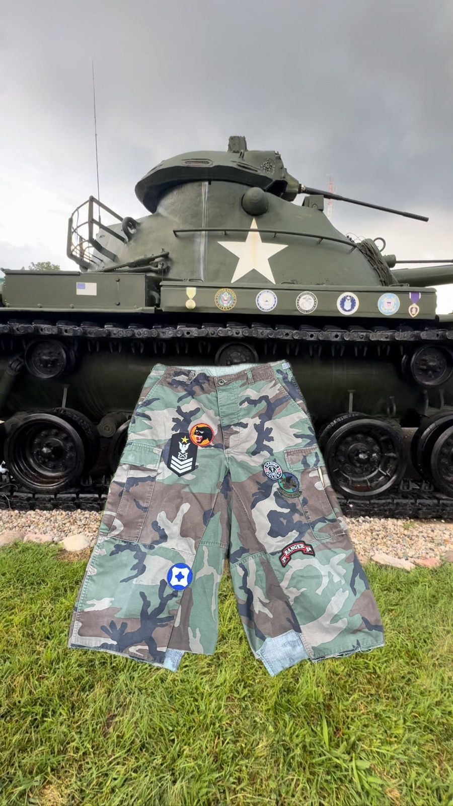 Vintage SURPLUS 95 CAMO SHORTS Size US 34 / EU 50 - 2 Thumbnail