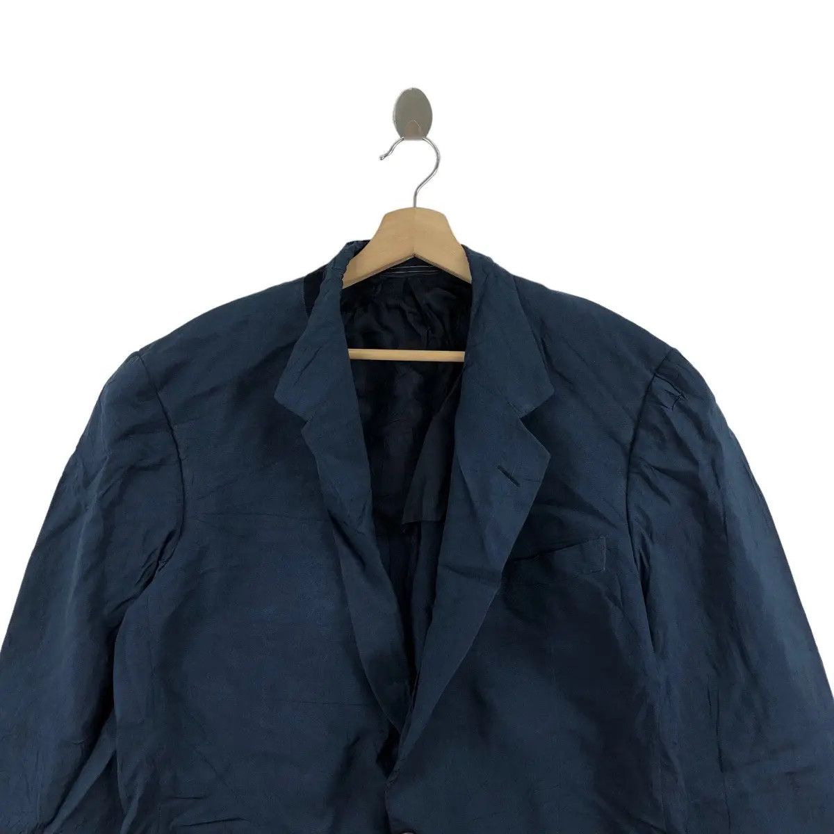 Ermenegildo Zegna Vtg ERMENEGILDO ZEGNA 2 Button Super Fine Wool Blazer Sport Size 44R - 2 Thumbnail