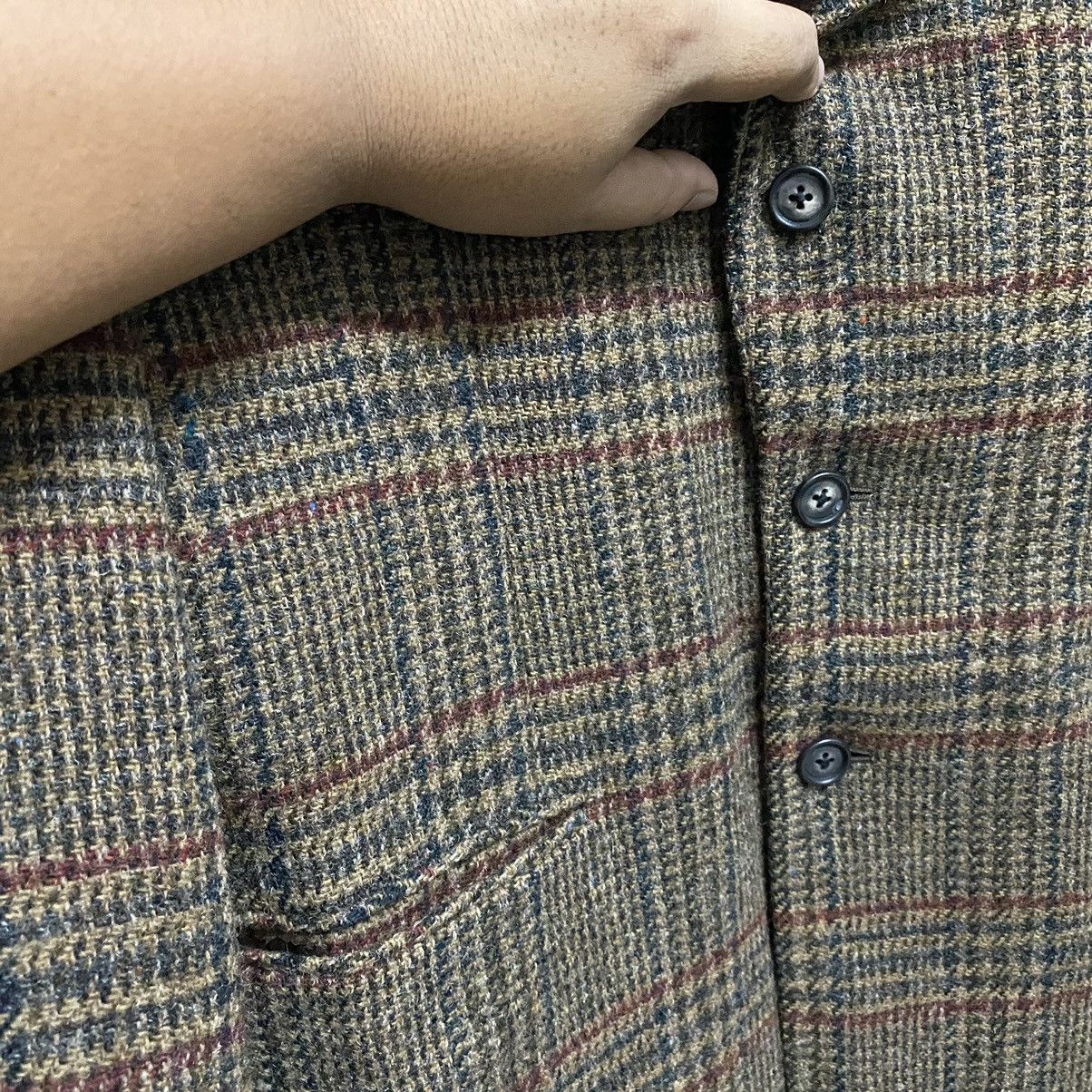 Harris Tweed Vintage HARRIS TWEED Wool Jacket Novacheck Harringbone Size 44L - 3 Thumbnail