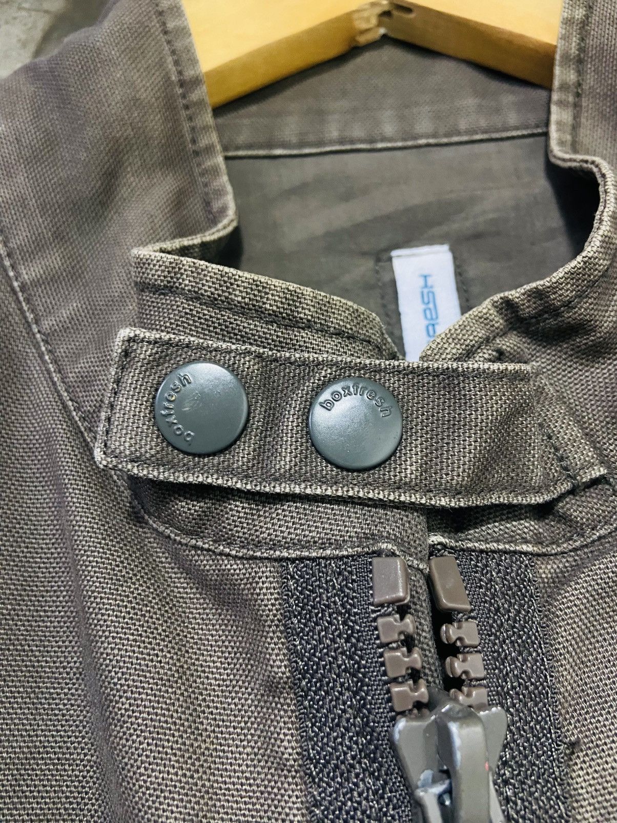 Boxfresh 🔥🔥Boxfresh Army Green Punk Gothic Jacket Size US L / EU 52-54 / 3 - 10 Thumbnail
