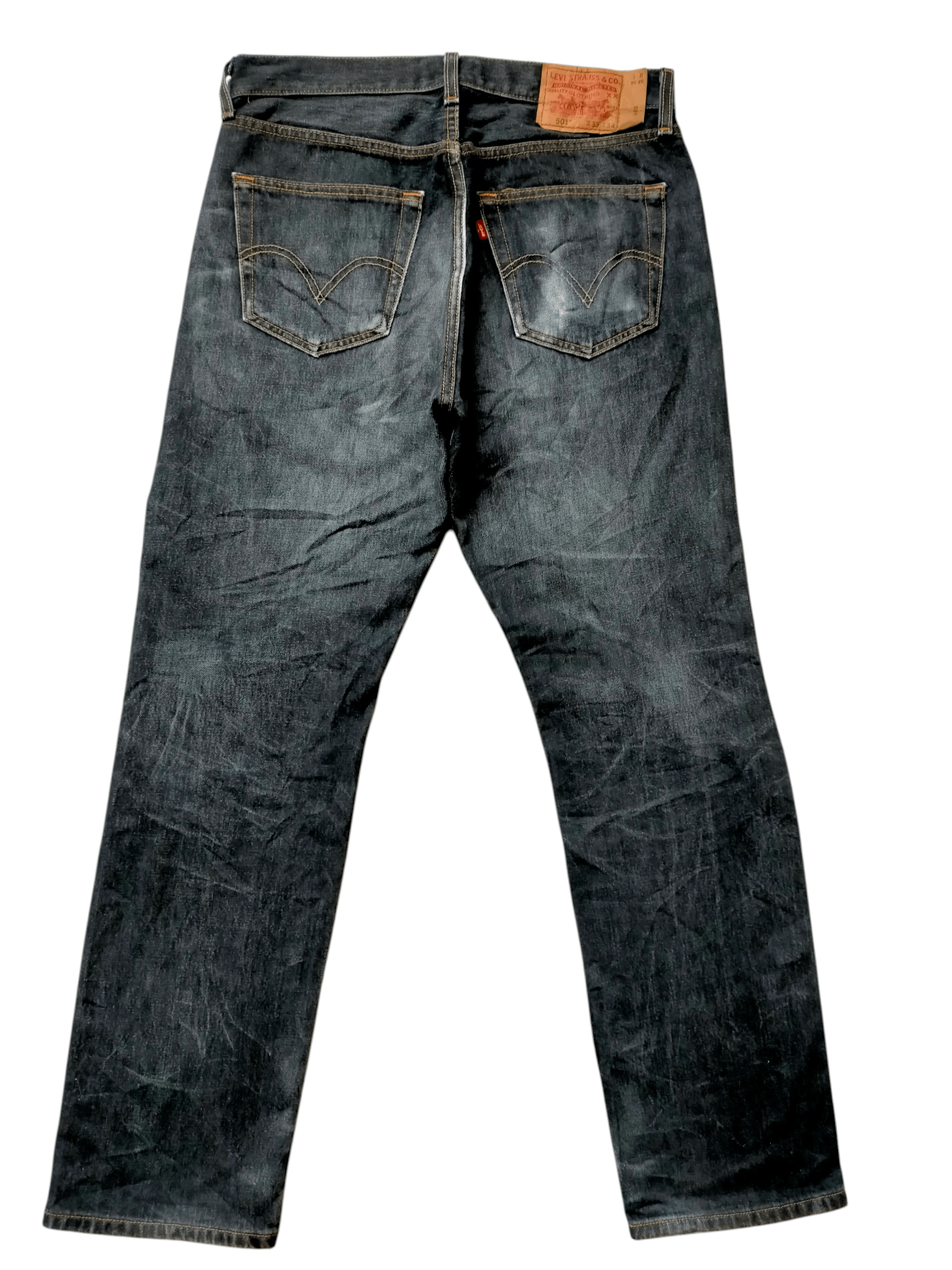 Levi's Vintage Clothing Vintage Levis 501 Black Jeans Size US 32 / EU 48 - 1 Thumbnail