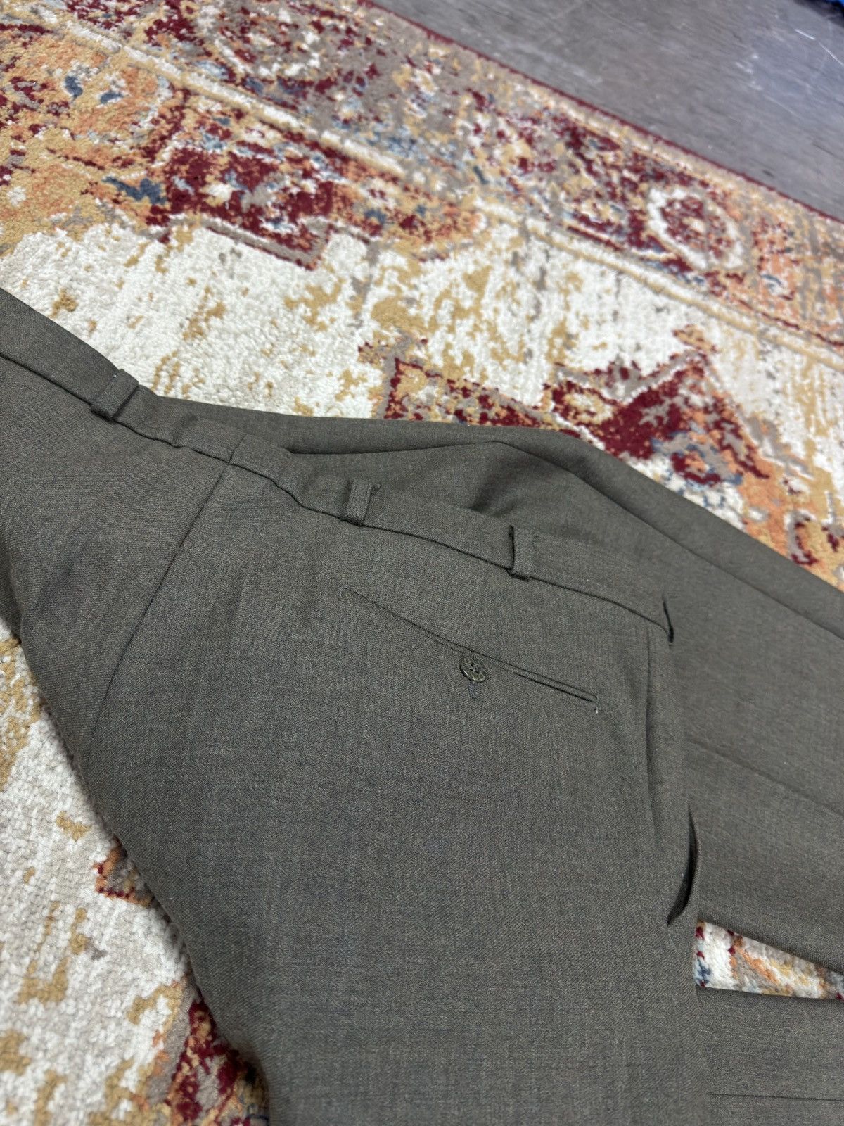 Vintage Vintage Suit Pants Wool Blend Striped Wide Leg Baggy Formal Size US 34 / EU 50 - 5 Thumbnail