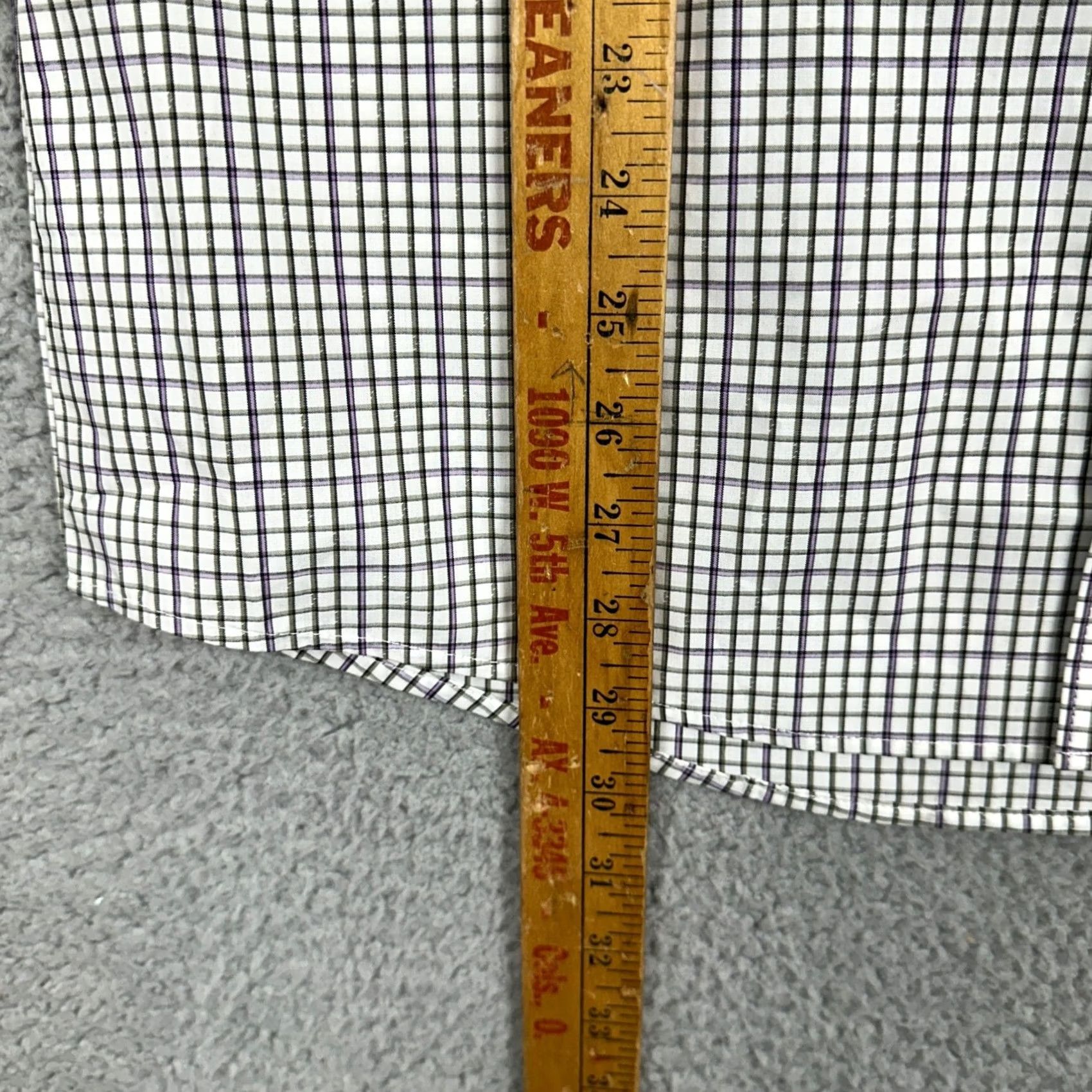 Van Heusen Van Heusen Shirt Button Up Mens Medium White Green Plaid Slim Fit Casual NEW Size US M / EU 48-50 / 2 - 6 Thumbnail