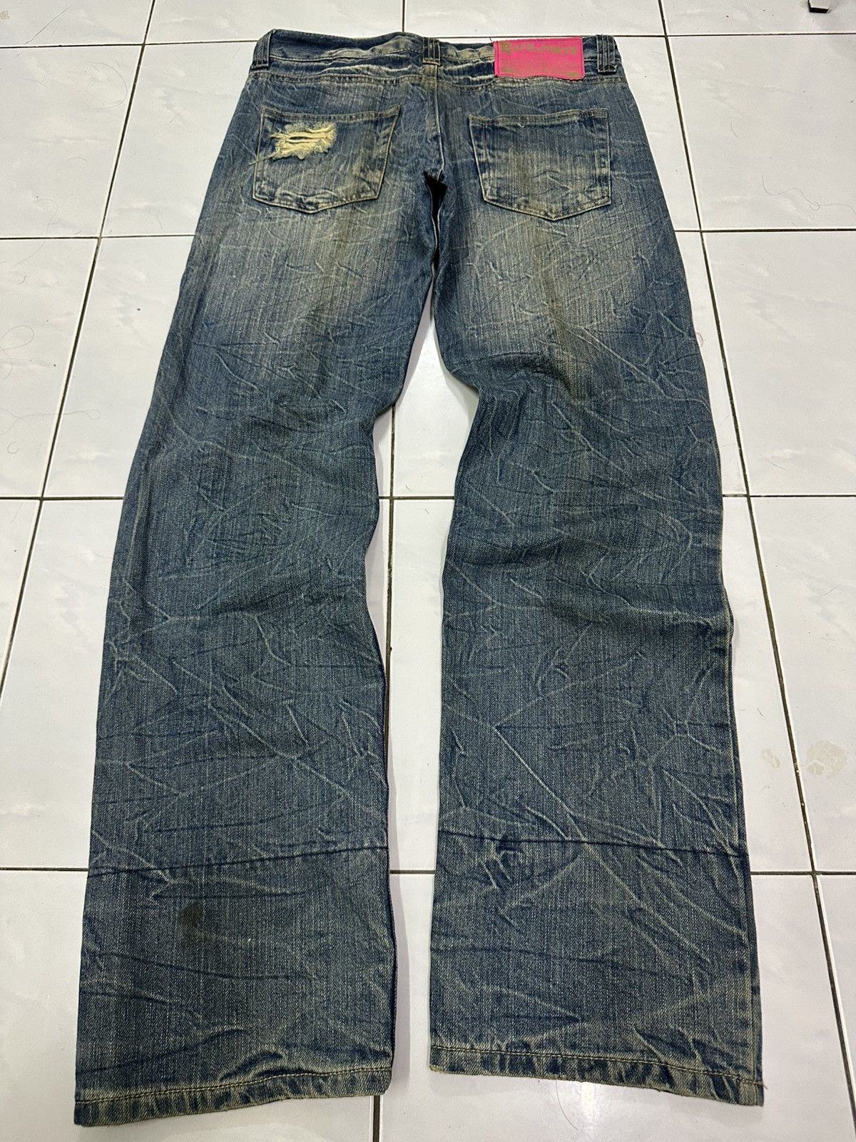 Japanese Brand Vintage BACK & FORTH Punk Style Denim Size US 32 / EU 48 - 5 Thumbnail