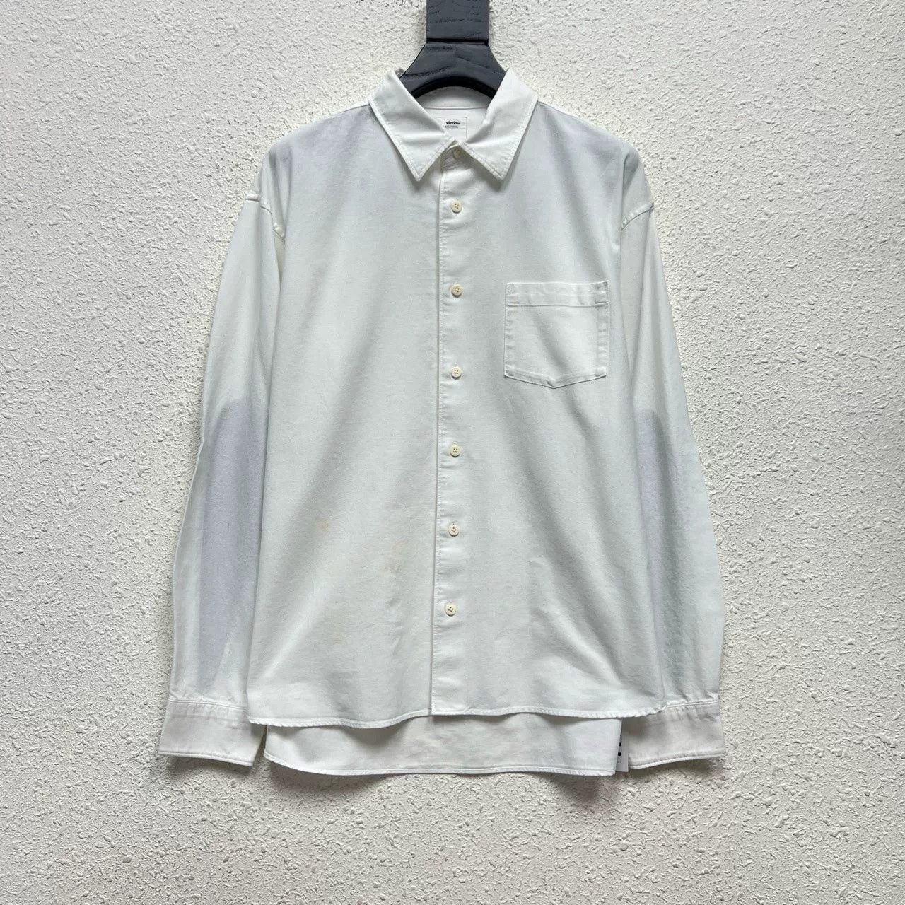 Visvim VISVIM Water Drop Oxford Cotton Shirt Size US M / EU 48-50 / 2 - 1 Thumbnail