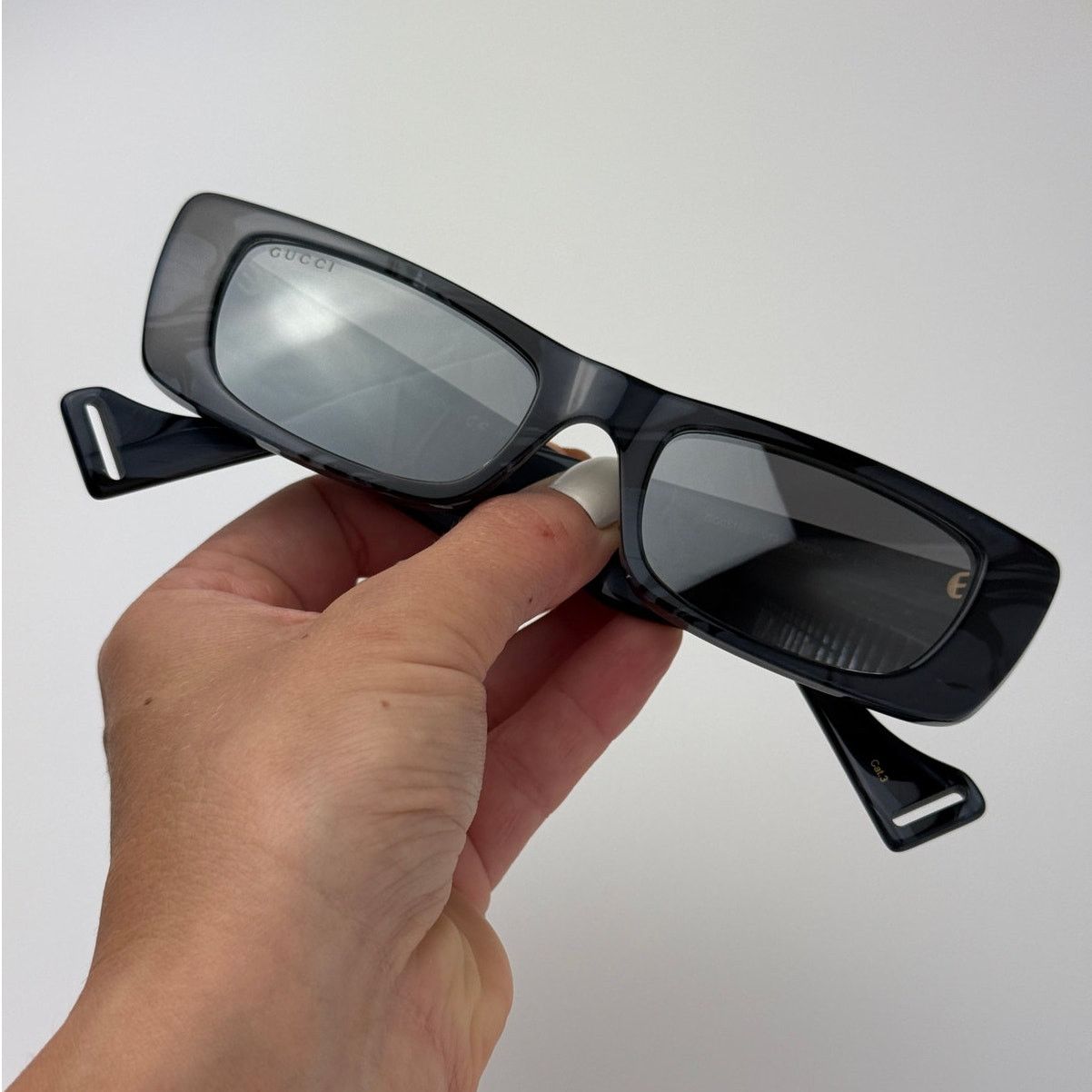 Gucci NEW Gucci Sunglasses GG0516S 013 Black Havana/Silver Mirror Size ONE SIZE - 11 Thumbnail