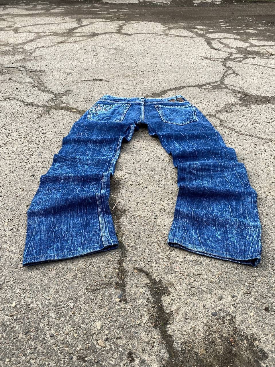 Japanese Brand × Vintage Avant Garde Baggy pants Tornado Mart style y2k jeans Size US 32 / EU 48 - 7 Thumbnail