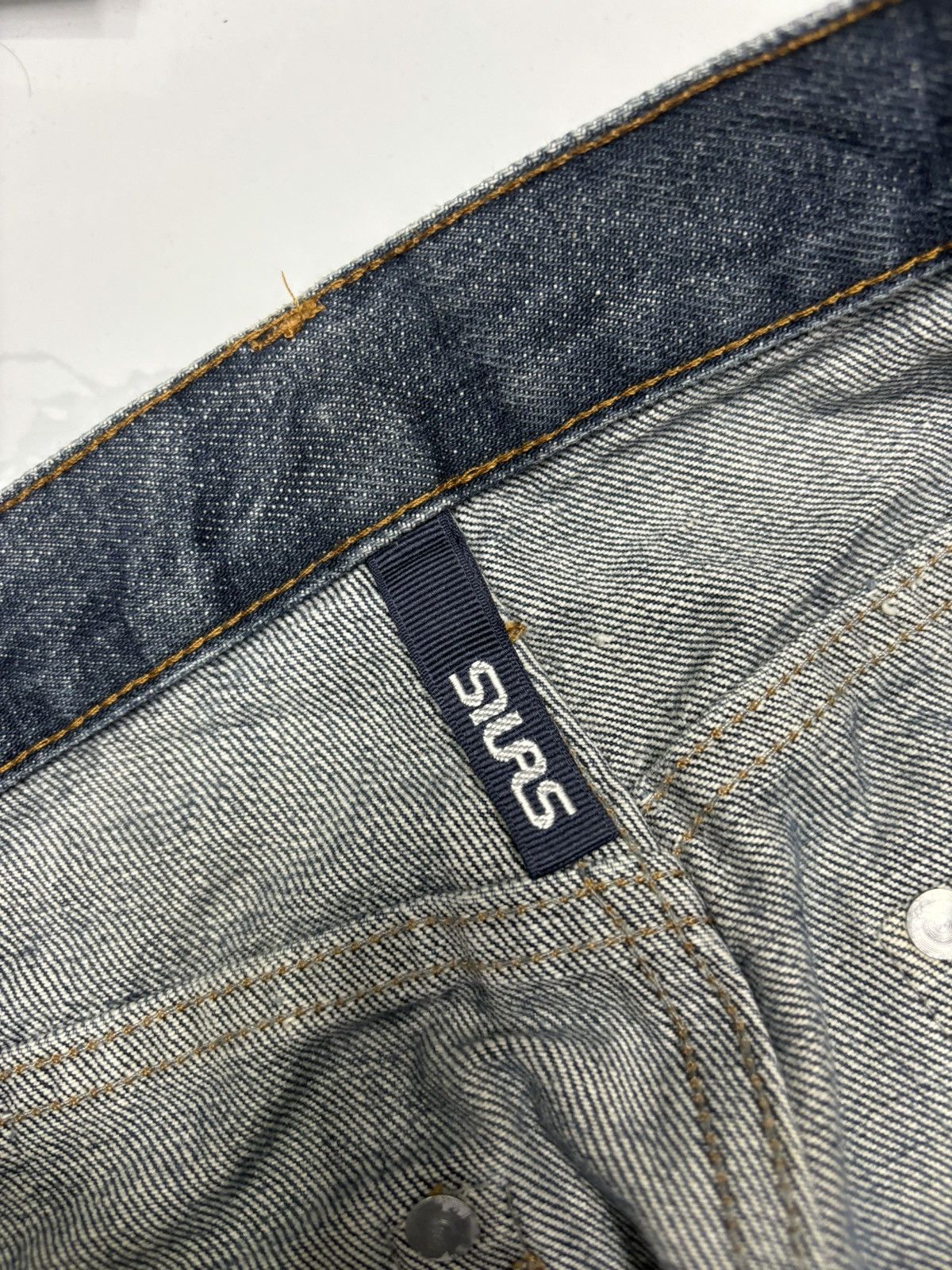 If Six Was Nine 🔥SILAS JAPANESE DISTRESS JEANS Size US 32 / EU 48 - 10 Thumbnail