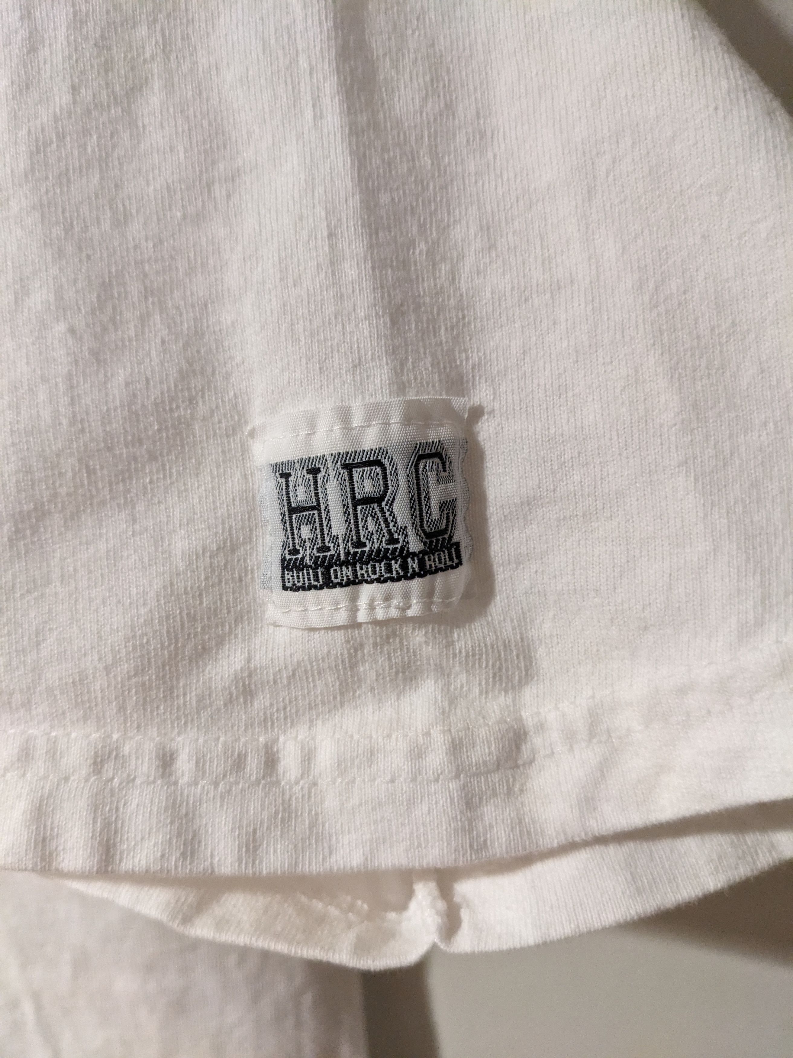 Hard Rock Cafe × Vintage Vintage 90s Hard Rock Cafe Atlantic City White Large T-Shirt Size US L / EU 52-54 / 3 - 8 Thumbnail
