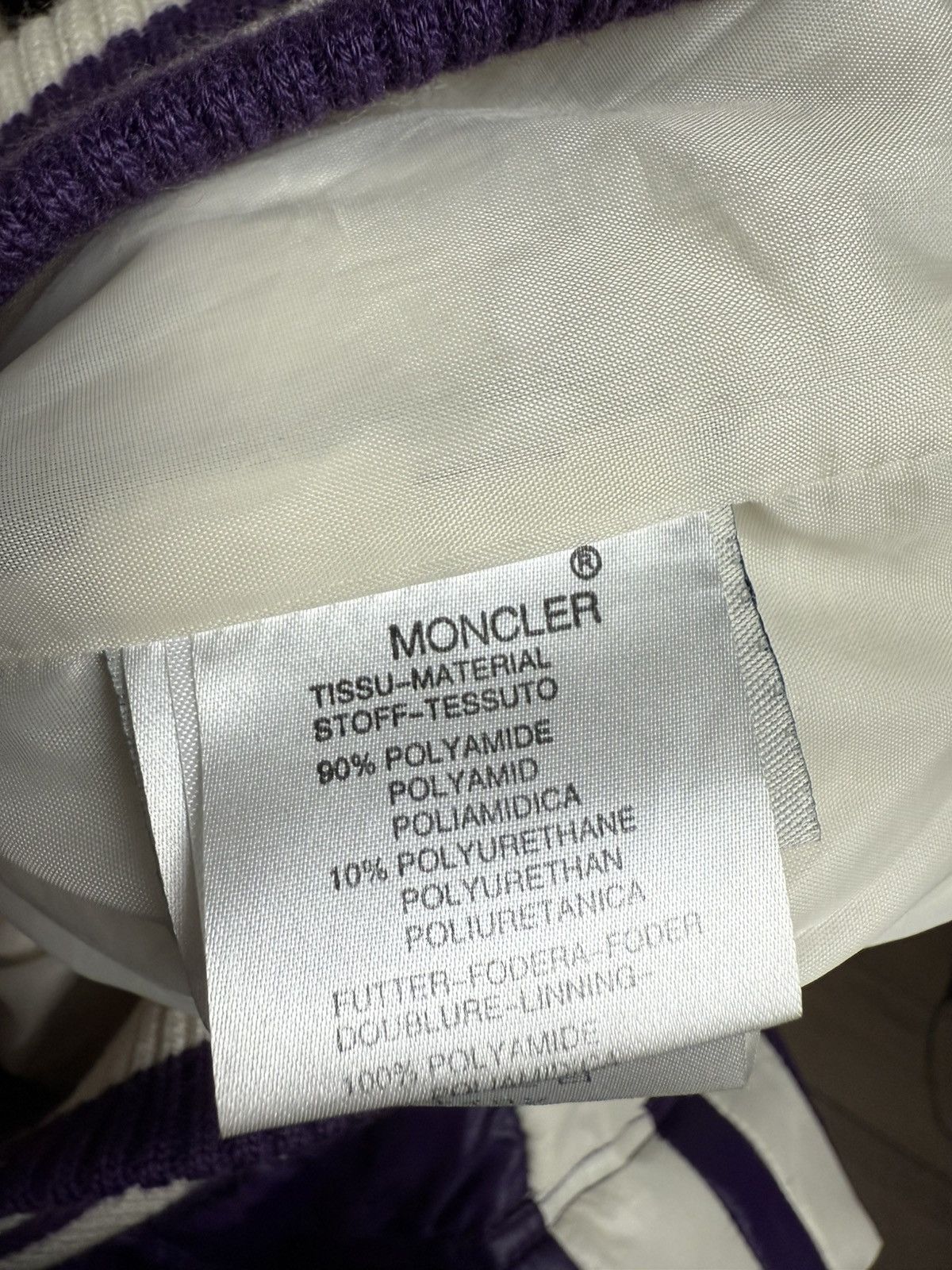 Designer × Moncler Moncler down puffer big logo jacket 4 M designer luxury dril Size US M / EU 48-50 / 2 - 9 Thumbnail