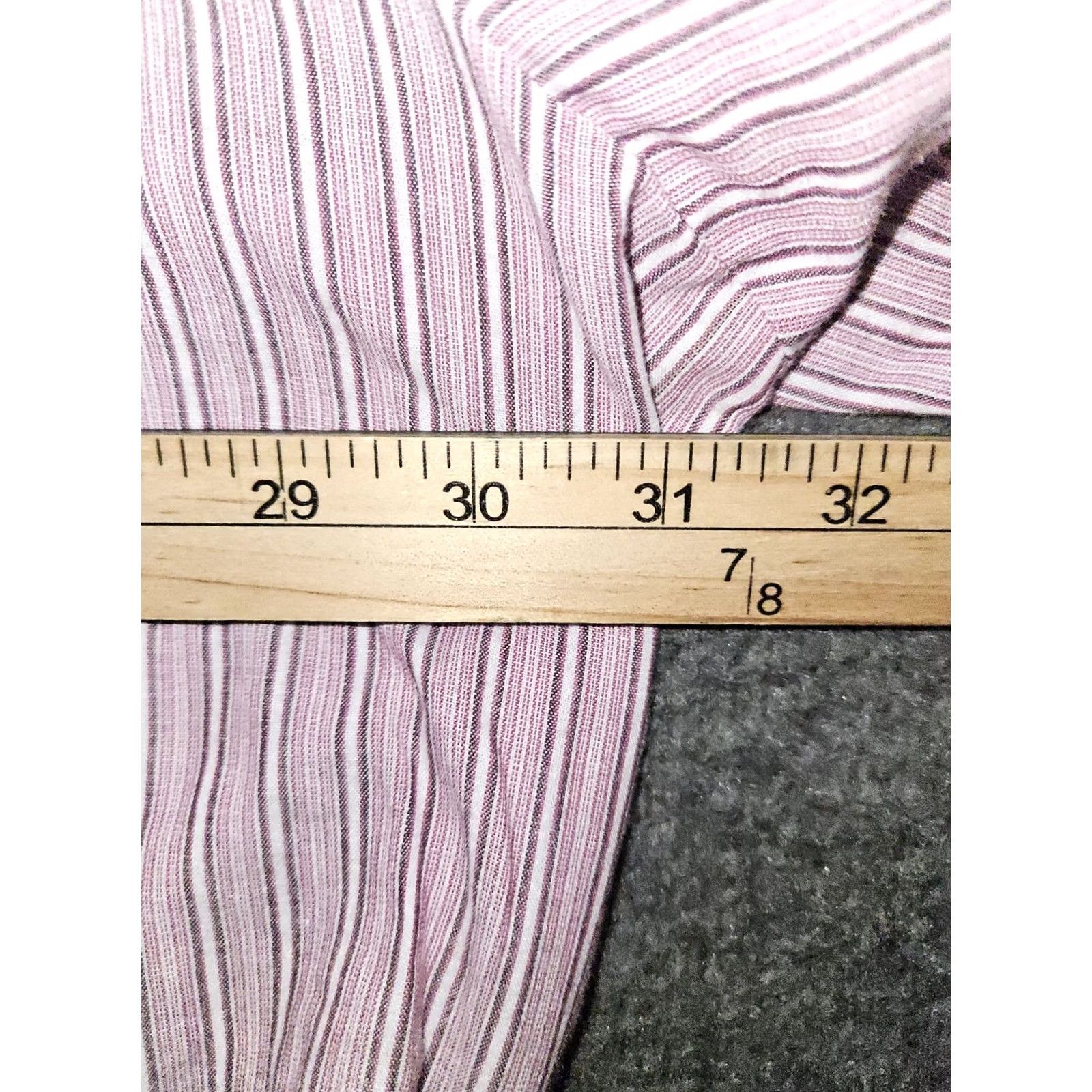 Wrangler VINTAGE Wrangler Pearl Snap Shirt Men 4XB Mauve Short Sleeve Surged Hem Cowboy Shirt Mens Big & Tall 62 Chest Pink Striped Western Cowboy150 Size US XXL / EU 58 / 5 - 3 Thumbnail