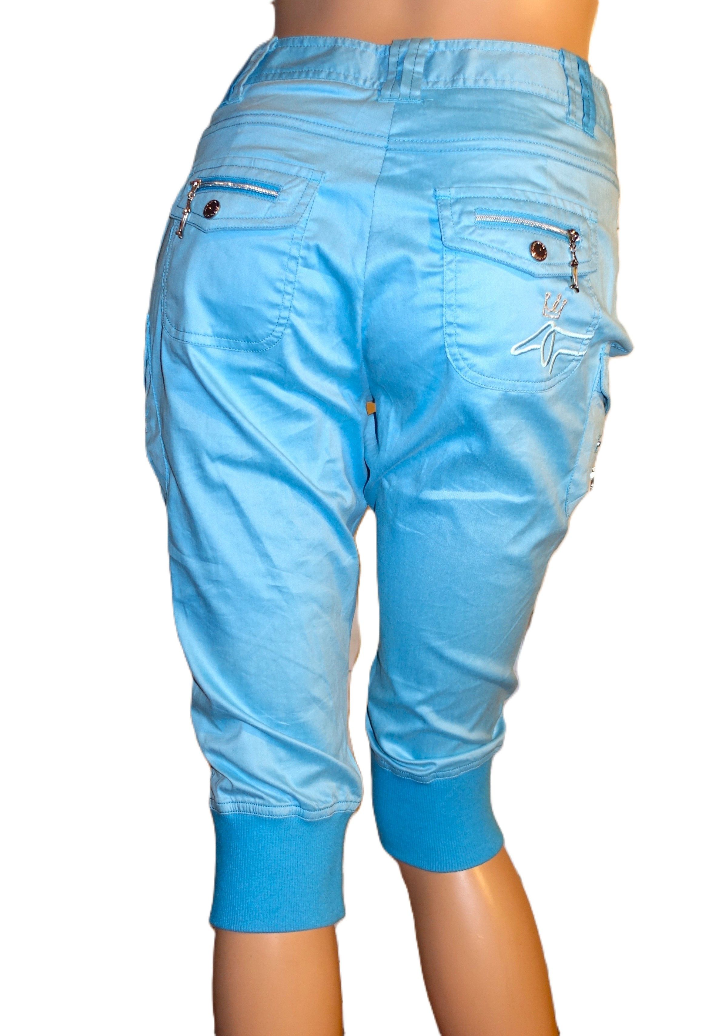 Other Louis Castel Blue Golf Capri Pants XS NWT Size 26" / US 2 / IT 38 - 6 Thumbnail