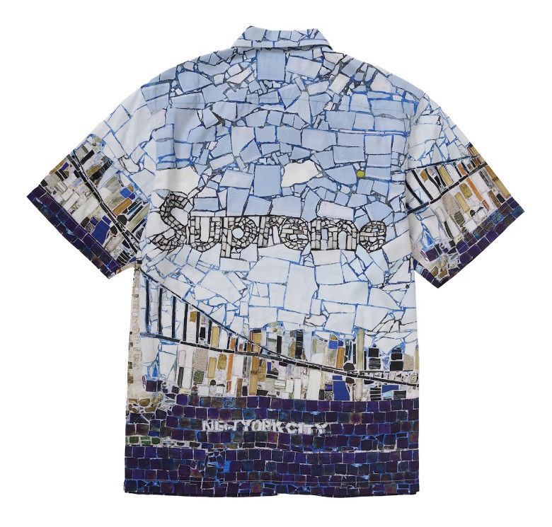 Supreme Supreme Mosaic S/S Shirt (Size Medium) Size US M / EU 48-50 / 2 - 3 Thumbnail