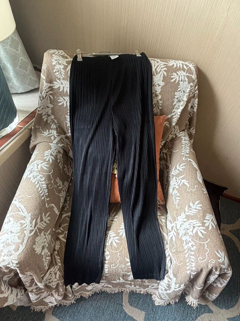 Issey Miyake Issey Miyake size:2 Classic black women's trousers for the Size 22" - 5 Thumbnail