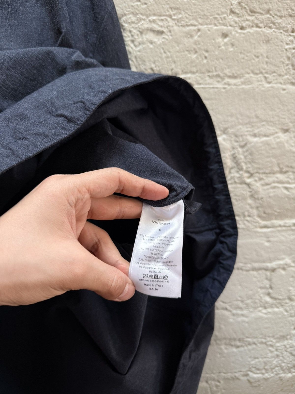 Dior FW19 Indigo Denim Anorak Jacket Size S / US 4 / IT 40 - 13 Thumbnail